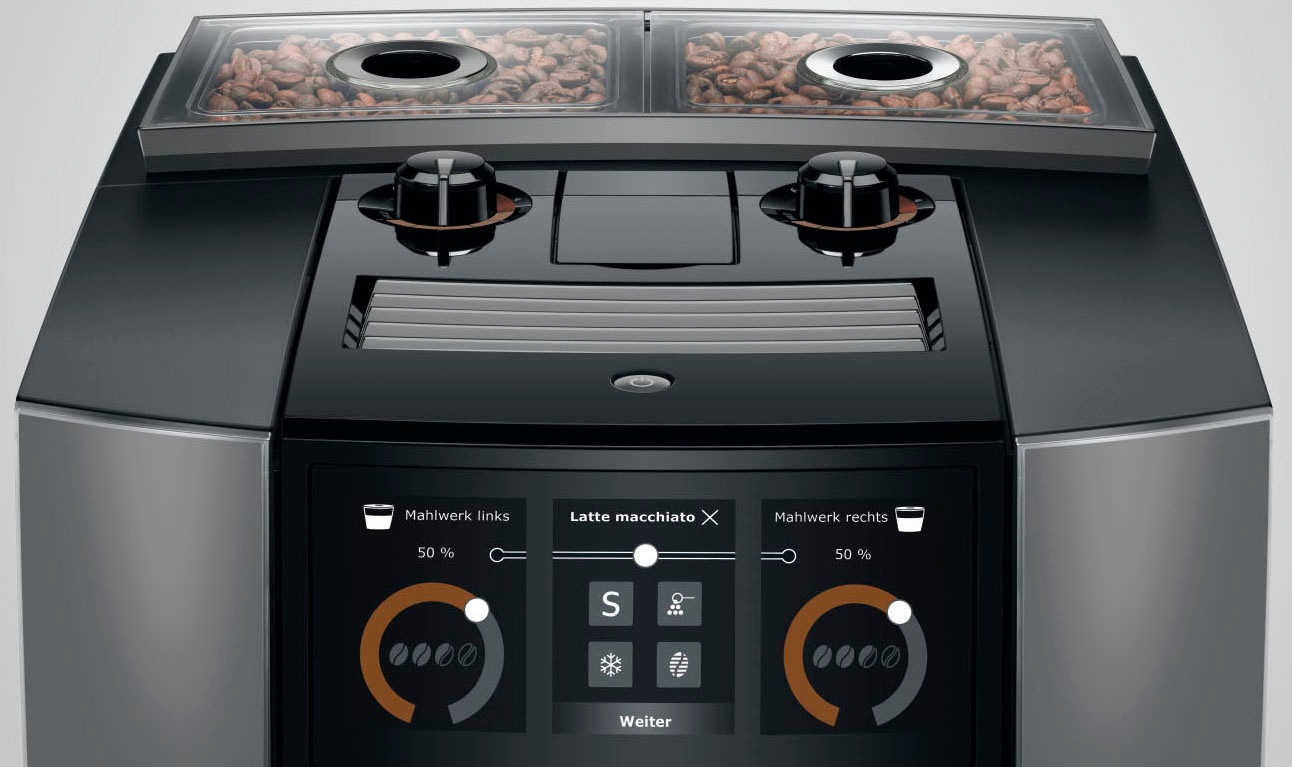 JURA Kaffeevollautomat »15706 J10 twin Diamond Onyx (EA)«