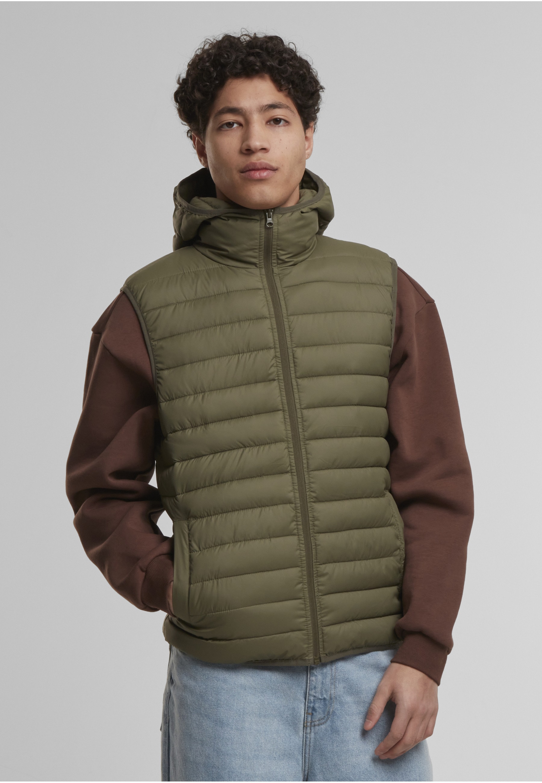 URBAN CLASSICS Steppweste »Urban Classics Basic Light Weigh Vest With Hood« 1