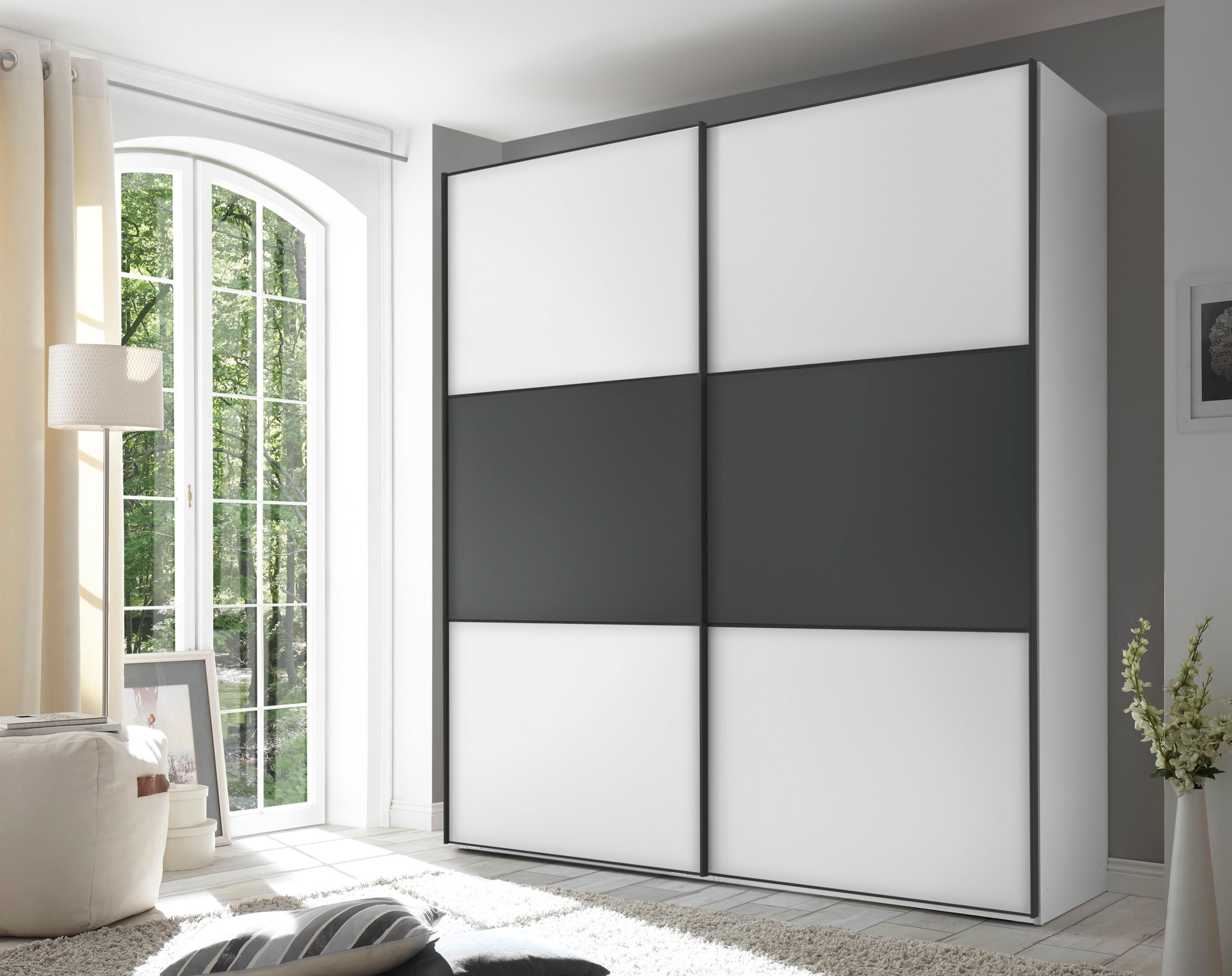 STAUD Schwebetürenschrank »Includo, Made in Germany«, Mit vier verschiedenen Ausstattungsvarianten