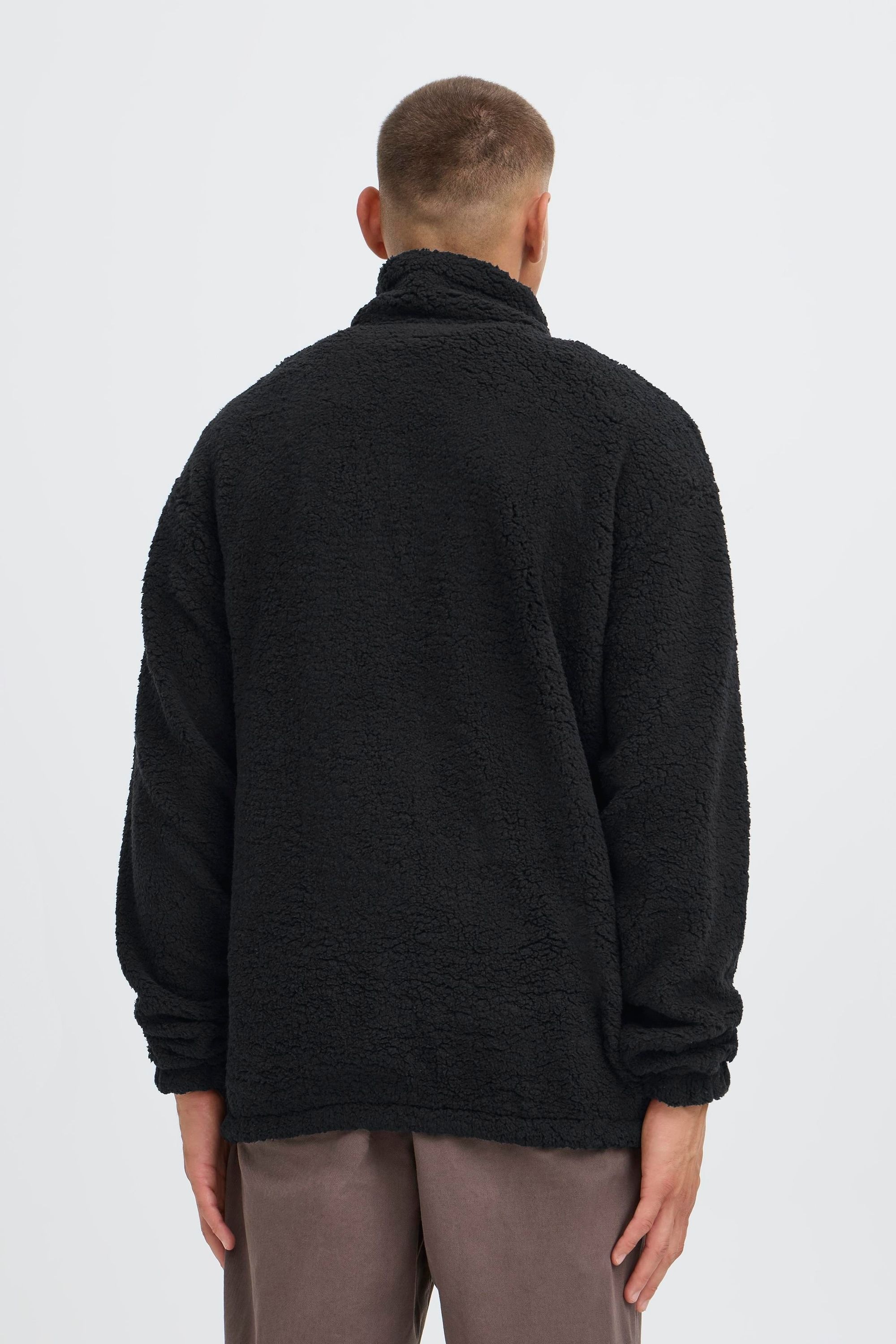 !solid Troyer SOLID "Troyer SDPEDER", Herren, Gr. XL, schwarz (true schwarz), Obermaterial: 100% Polyester PES., Pullover Troyer 3