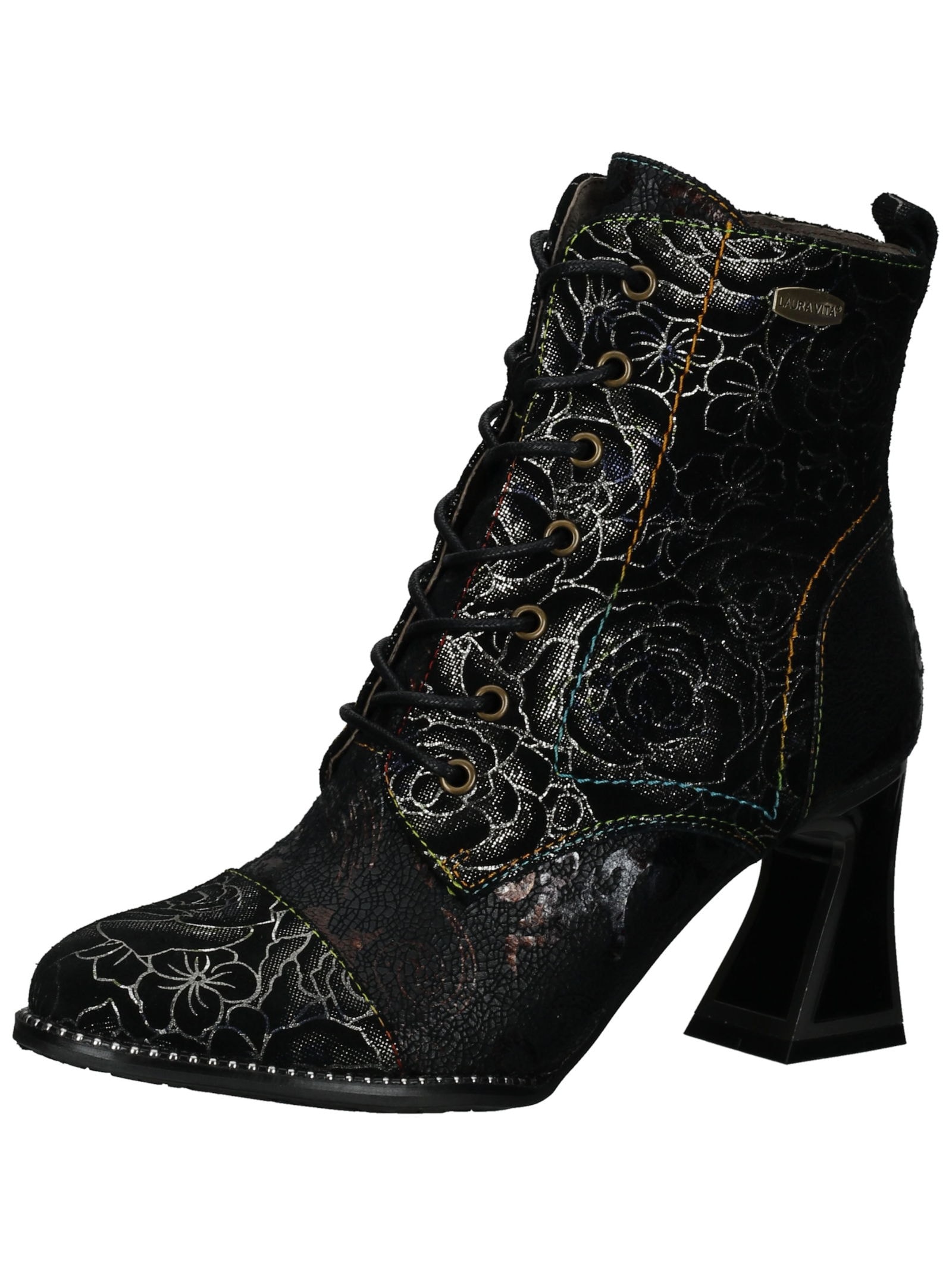 LAURA VITA Schnürstiefelette "LAURA VITA Stiefelette Leder/Textil" günstig online kaufen