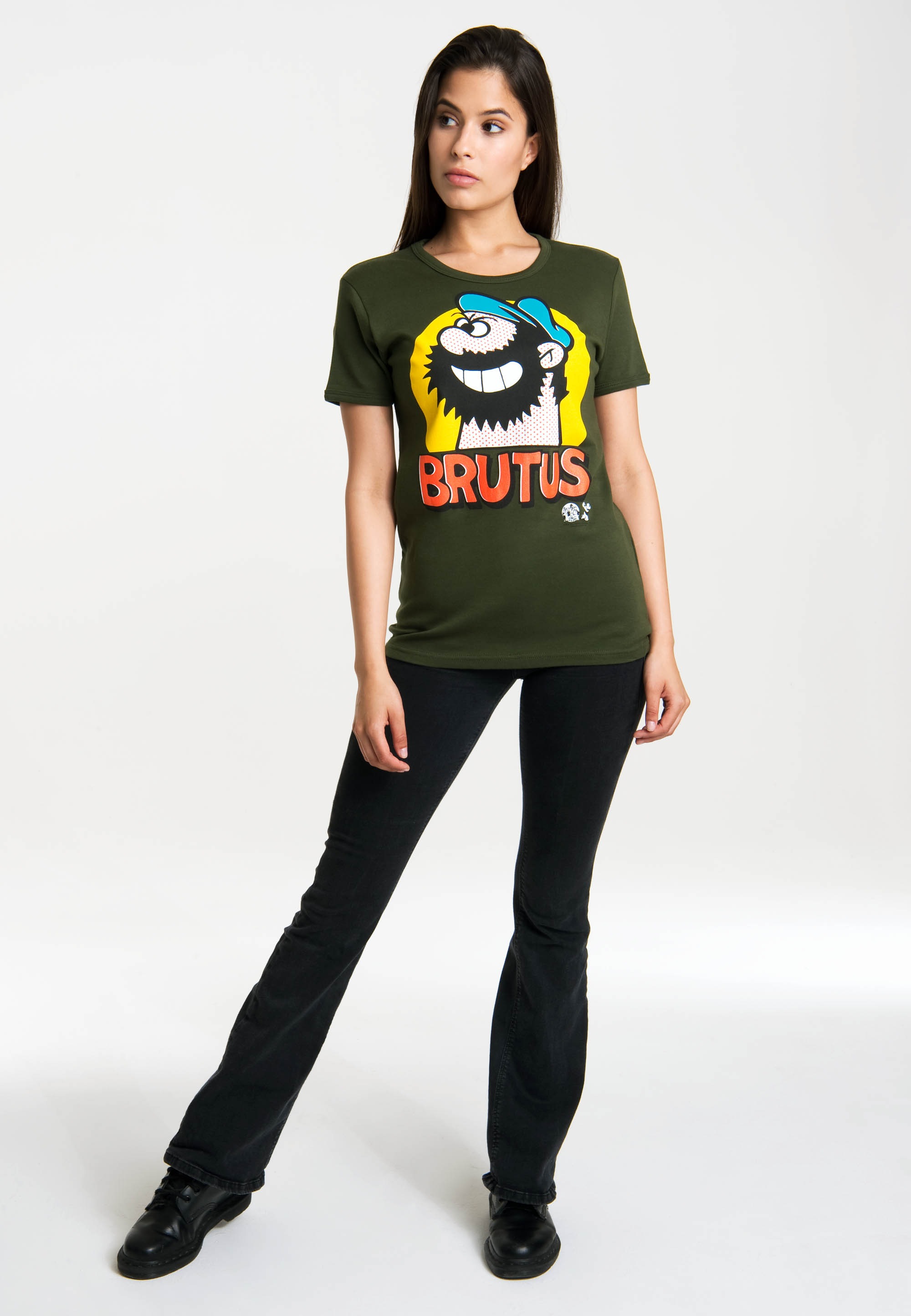 LOGOSHIRT T-Shirt »Brutus - Pop Art«, mit lizenziertem Originaldesign