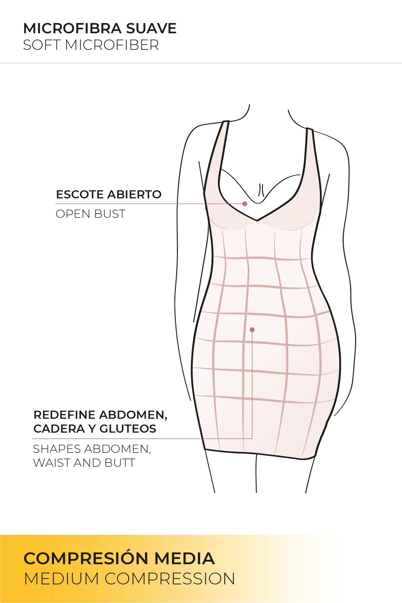 YSABEL MORA Unterkleid Spitze, mittlerer Shape-Effekt, elastisch