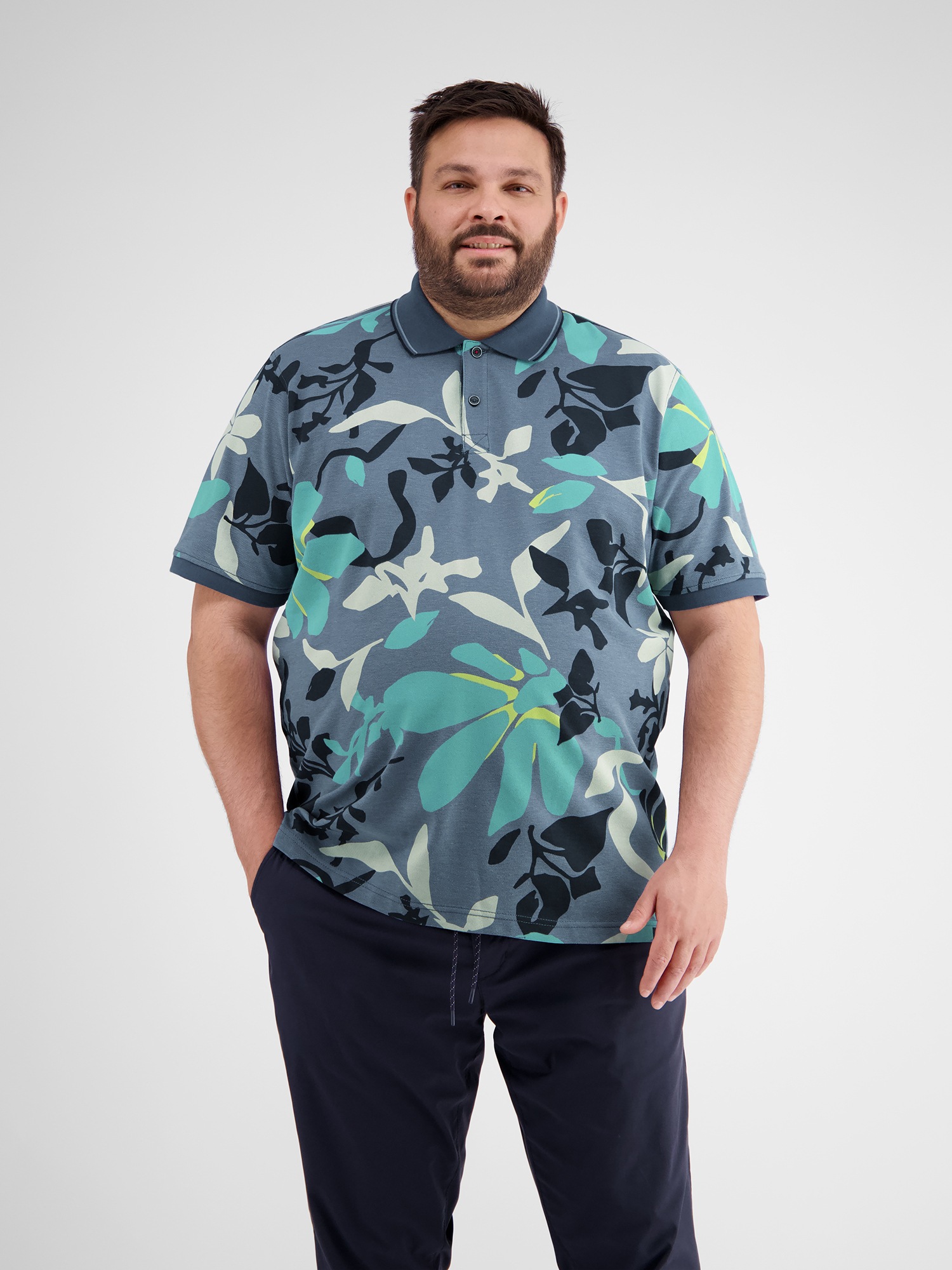 LERROS Poloshirt "Herren-Poloshirt in Übergrößen"