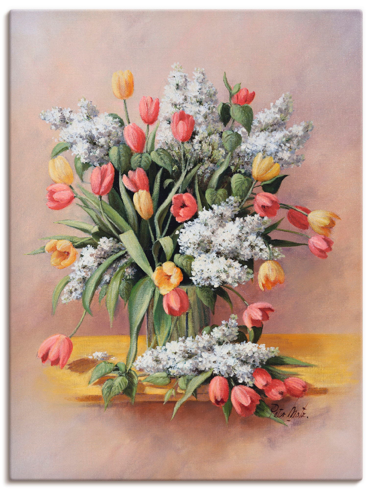 Artland Wandbild "Tulpen II", Blumen, (1 St.), als Leinwandbild in verschied. Größen