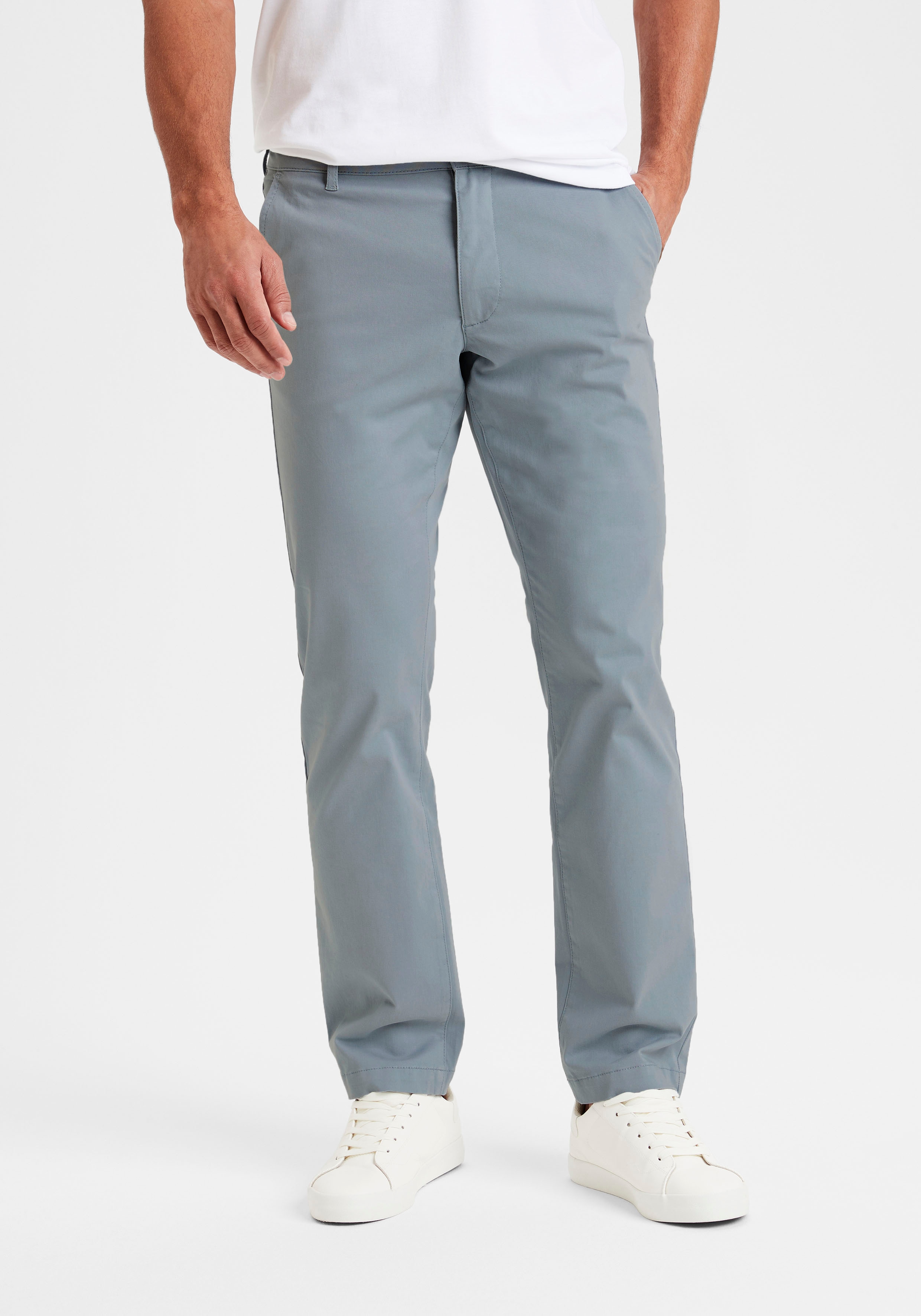 H.I.S Chinohose "- lange Hose in Regular-fit" aus elastischer Baumwoll-Qualität, in 2 Längen: 32 & 34
