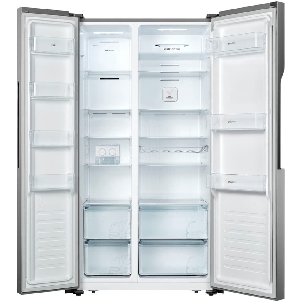 GORENJE Side-by-Side »NRS918EM«, NRS918EMX, 178,6 cm hoch, 91 cm breit