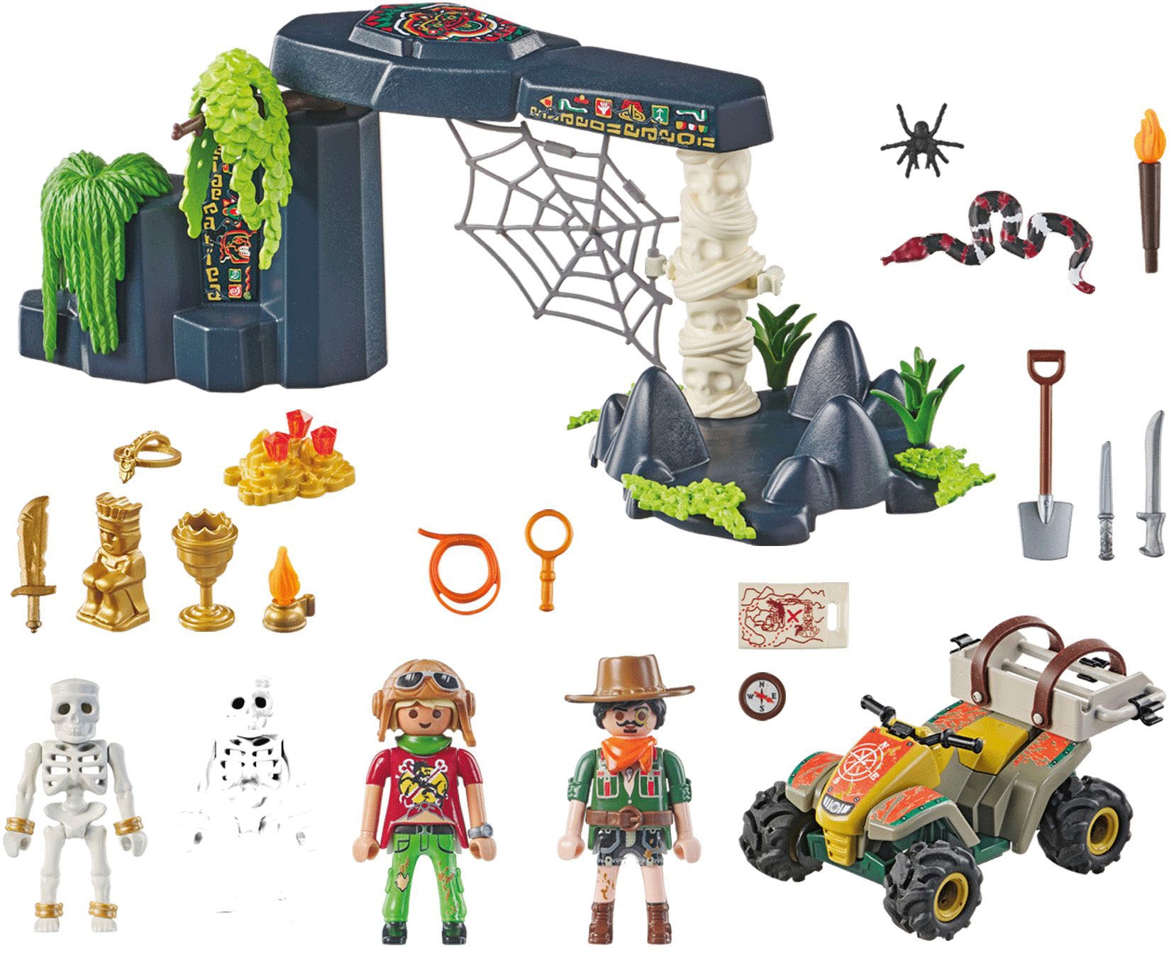 Playmobil® Konstruktions-Spielset »Schatzsuche im Dschungel (71454)«, (72 St.), Made in Europe