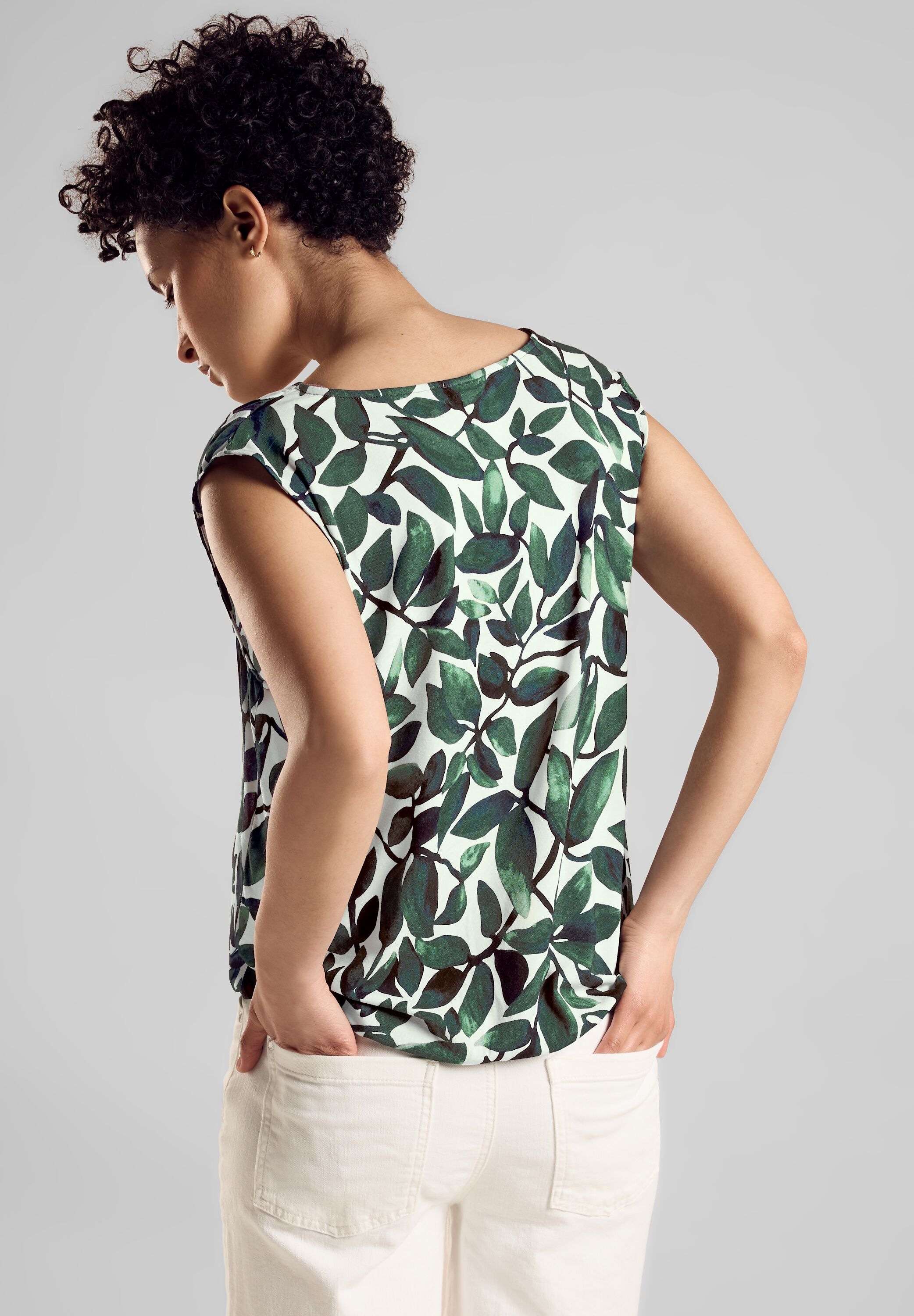 STREET ONE Shirttop, mit All-Over Print günstig online kaufen