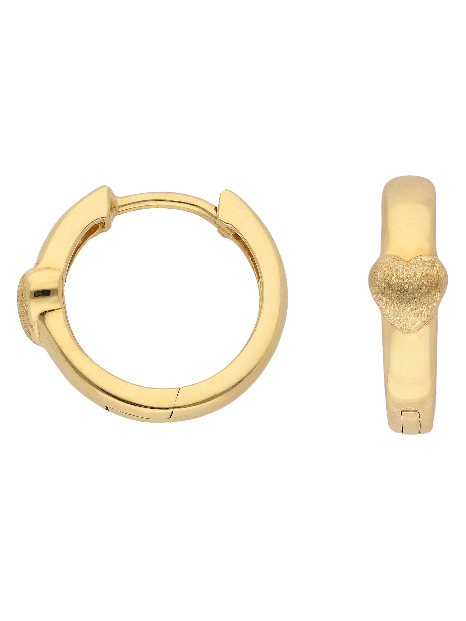 Adelia´s Paar Ohrhänger Creolen »333 mm«, bestellen Herz online Gold | 14 Ø Ohrringe Goldschmuck Damen BAUR für