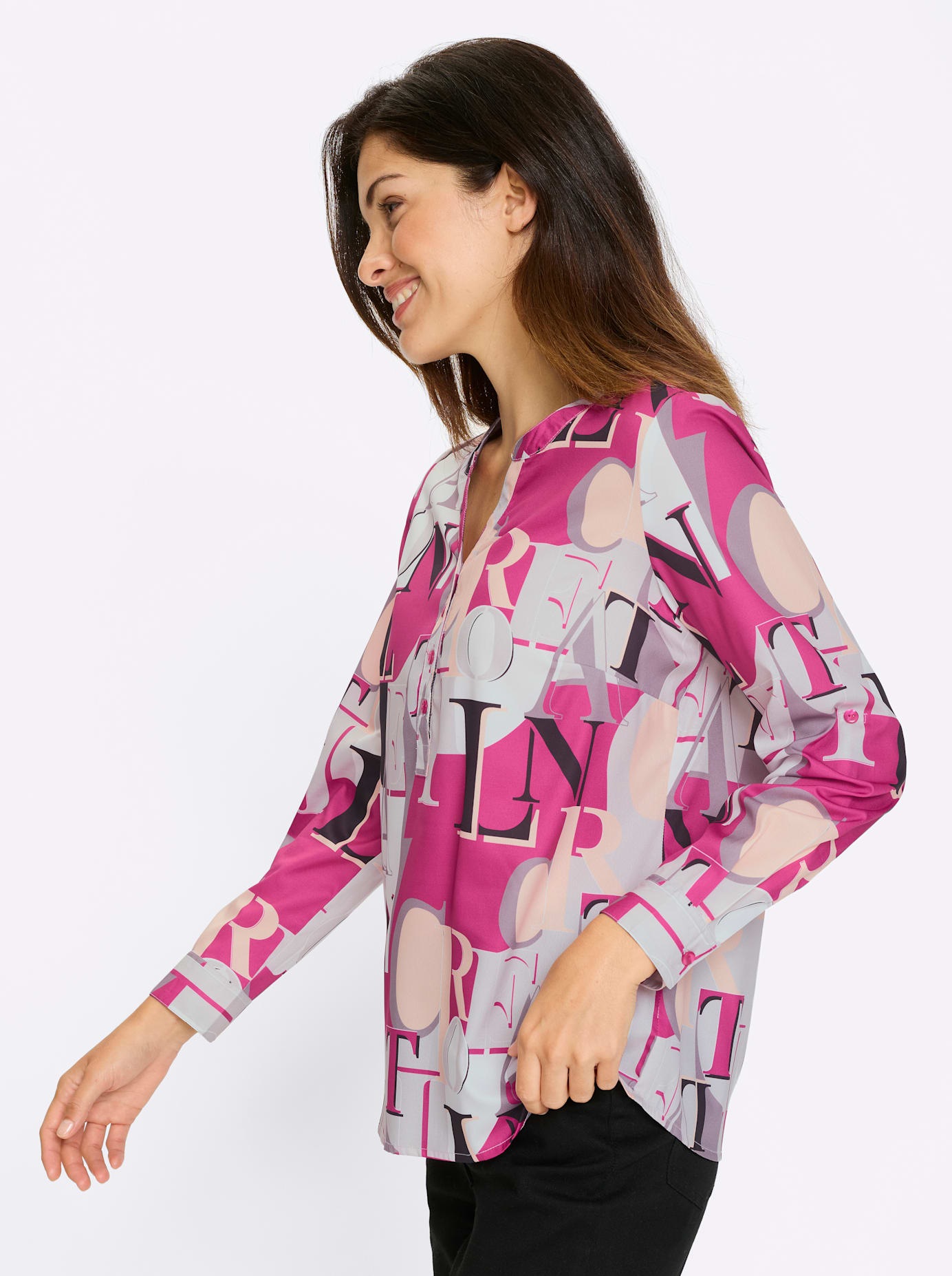 Classic Basics Langarmbluse