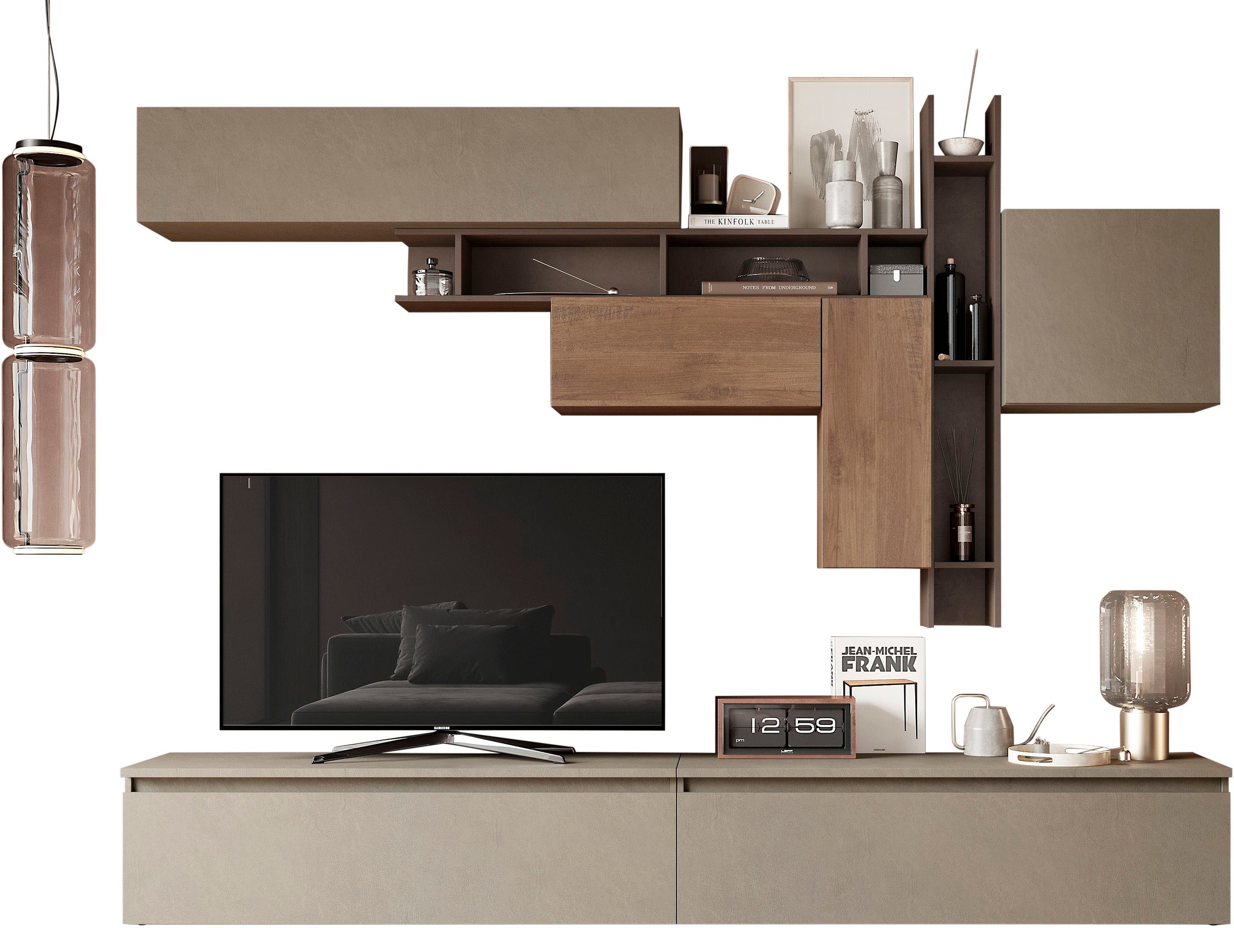 INOSIGN Wohnwand "Infinity, 8tlg. Breite 276 cm, Höhe variabel, Schrankwand günstig online kaufen