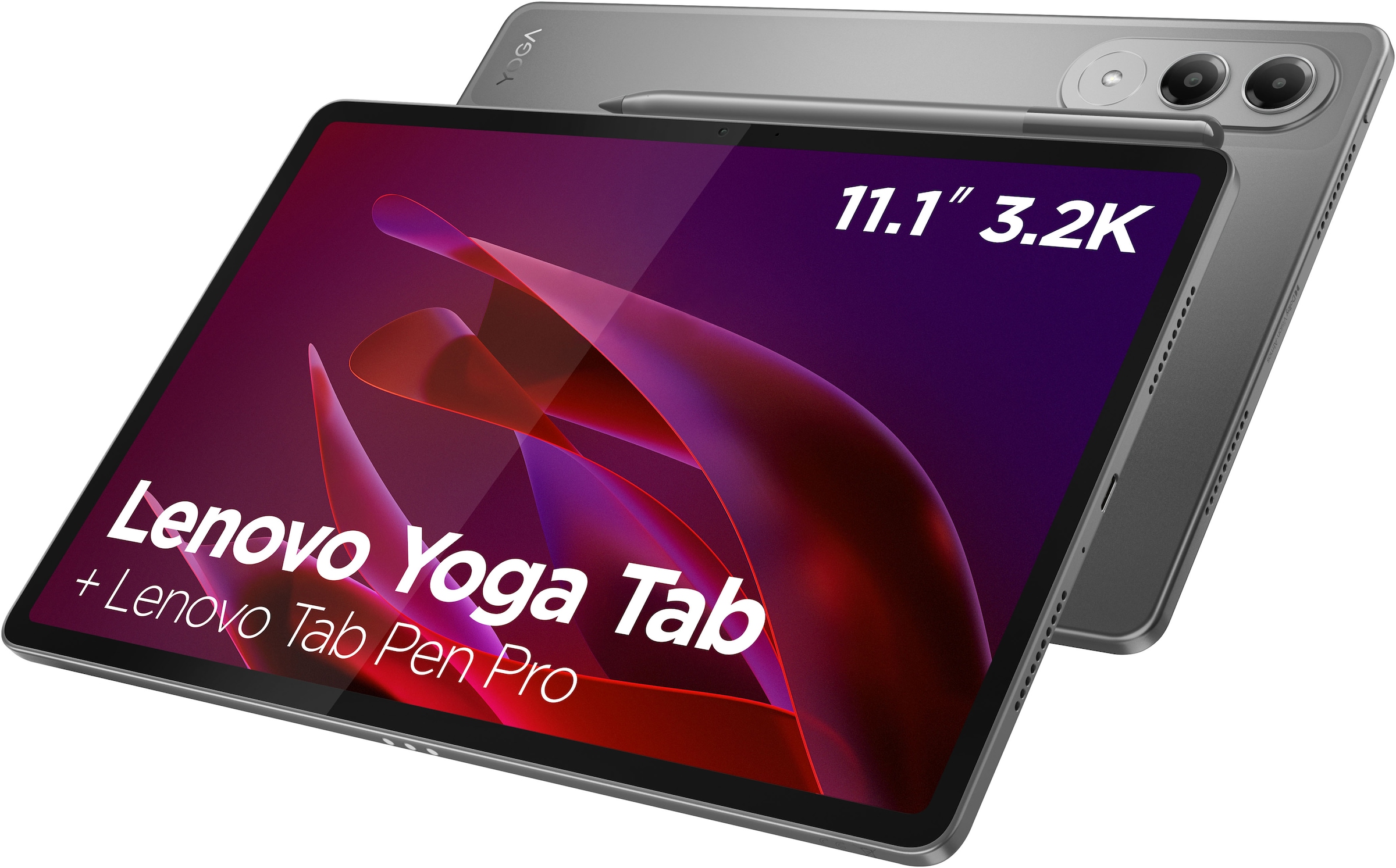 "LENOVO Tablet ""Yoga Tab (11,1 Zoll)"", grau (luna grau), 12 GB, Tablets_EBookReader, 3.2K LTPS Display, Qualcomm Snapdragon 8 Gen 3"