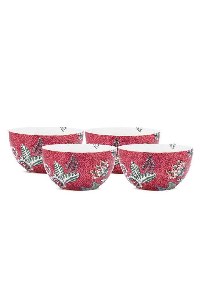 PiP Studio Tapas-Schale "Flower Festival, Schale im 4er Set" 4 Stk. aus Por günstig online kaufen
