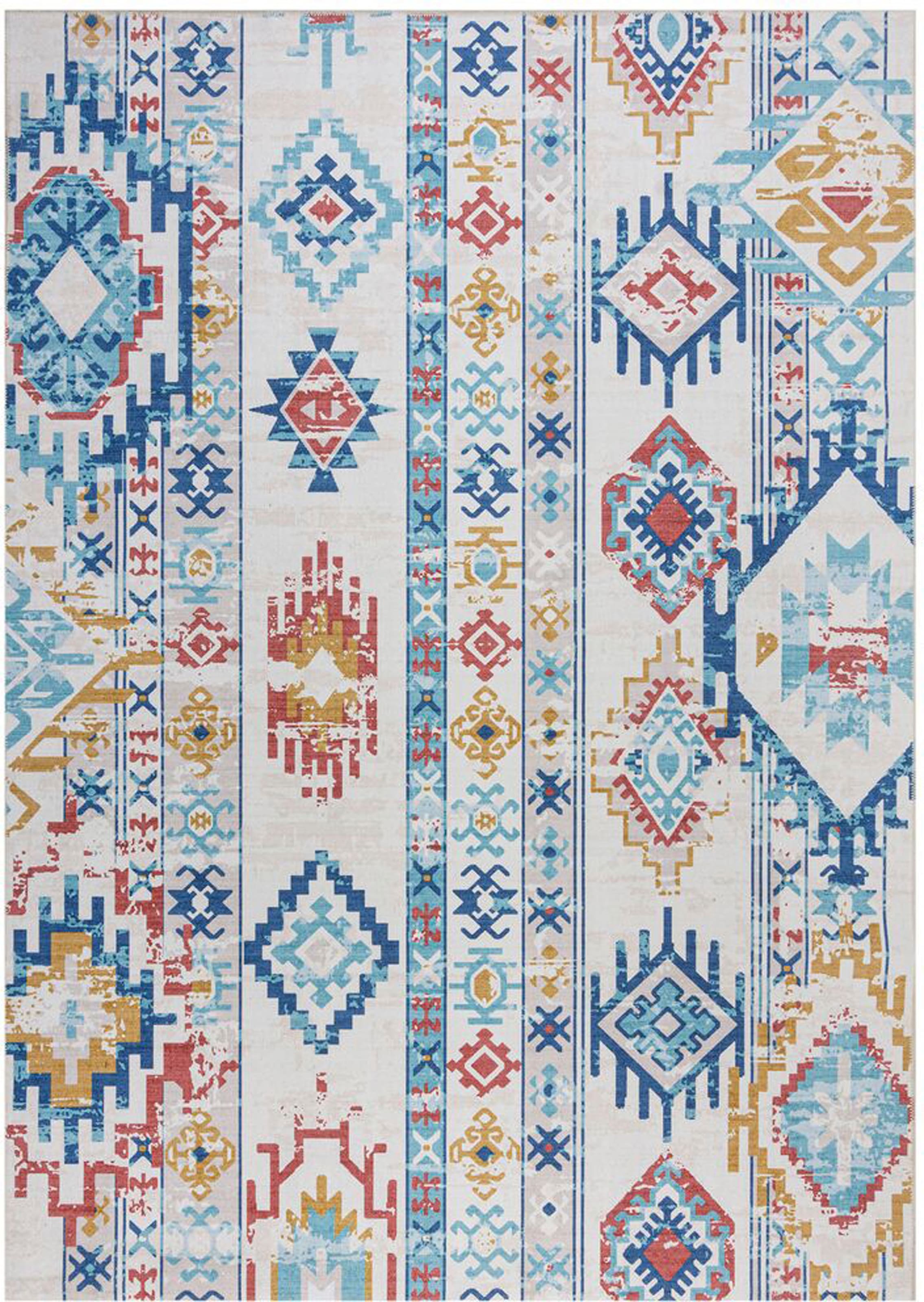 FLAIR RUGS Teppich "Ramona" rechteckig 10 mm Höhe maschinenwaschbar, Wohnzimmer