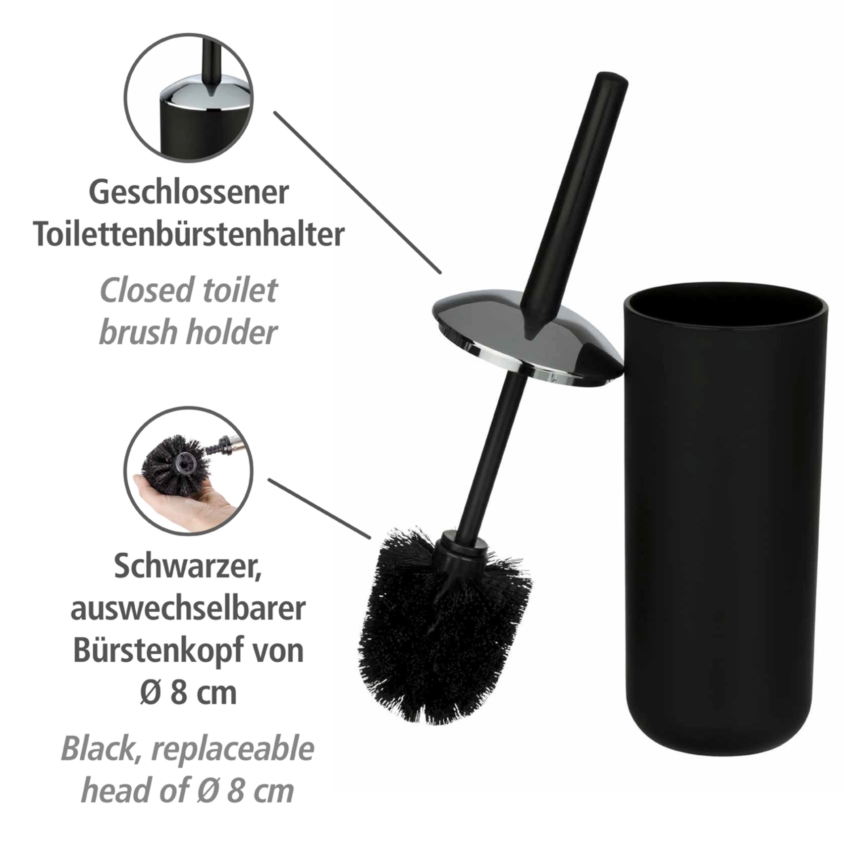 WENKO Badaccessoire-Set »Brasil« Seifenspender, Zahnputzbecher, WC-Garnitur & Kosmetikeimer