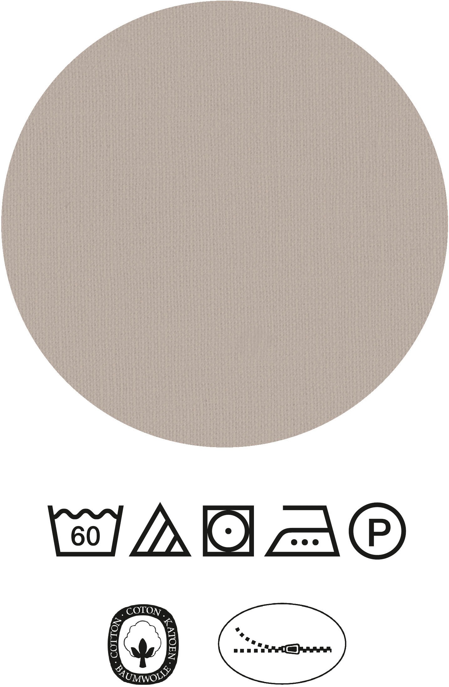 Castell - Markenbettwäsche Wendebettwäsche »0400868« 2 Stk. tlg. hautsympathisch, 100% Baumwolle, Reißverschluss, ganzjährig nutzbar