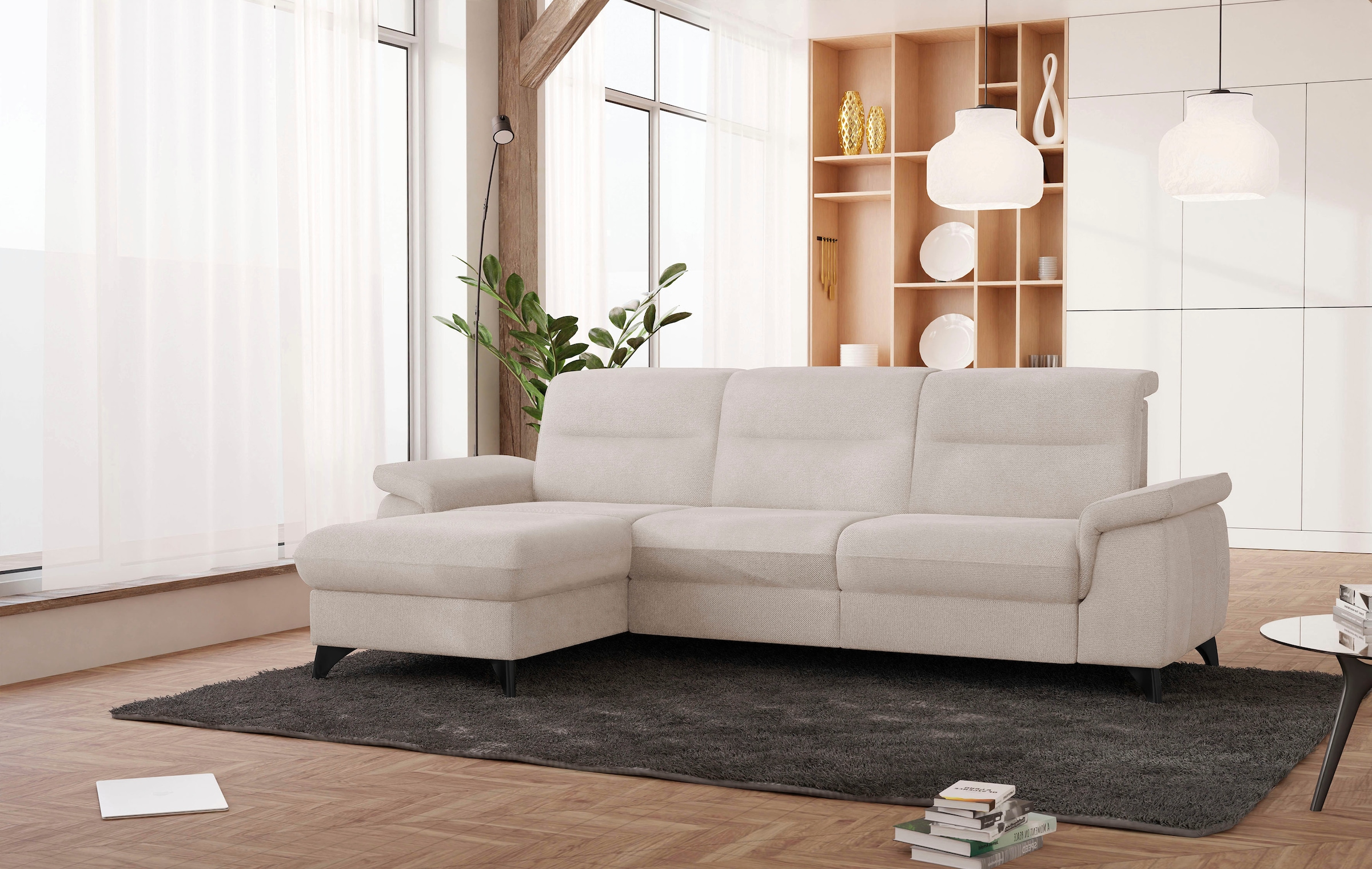 sit&more Ecksofa "Astoria L-Form", wahlweise mit motorischer Relaxfunktion günstig online kaufen