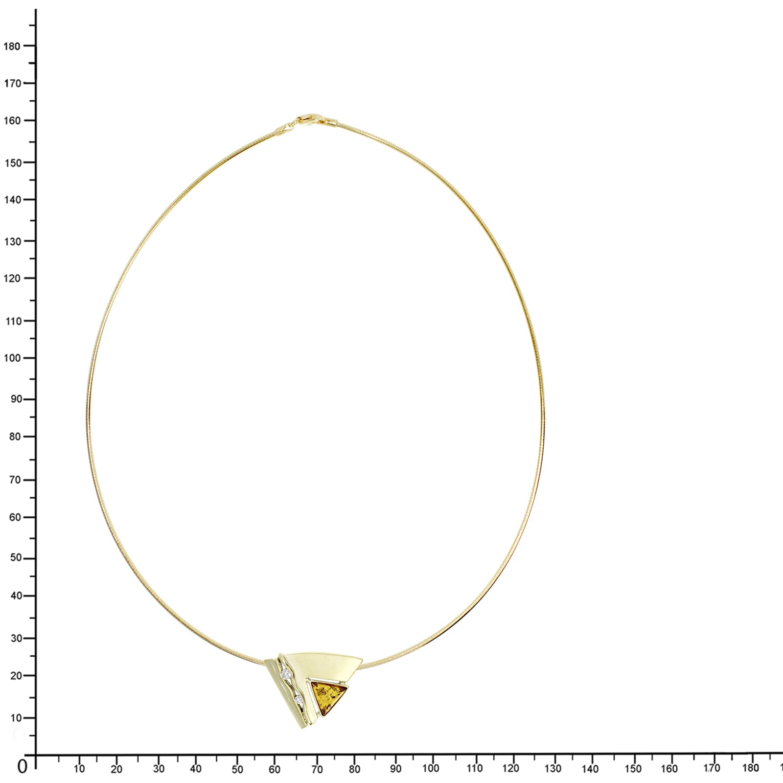 OSTSEE-SCHMUCK Kette mit Anhänger »- Gleiter-Benita - Silber 925/000, vergoldet - Bernstein/Zirk.«