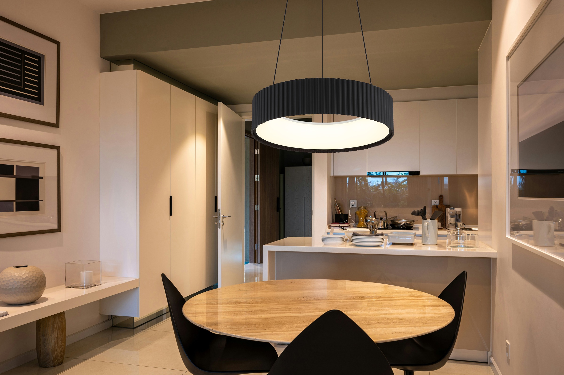 GLOBO LIGHTING Hängeleuchte »KEMP« LED-Modul 1 Stk. warmweiß - kaltweiß Hängelampe Esszimmer-Leuchte Esstischleuchte Wohnzimmer