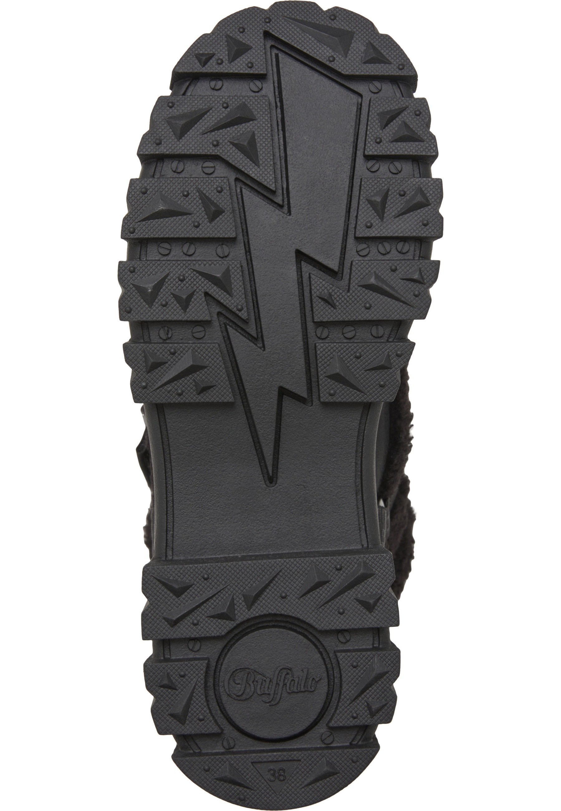 Buffalo Stiefel »Buffalo ASPHA COM MID WARM - VEGAN NUBUCK/FUR - BLACK«