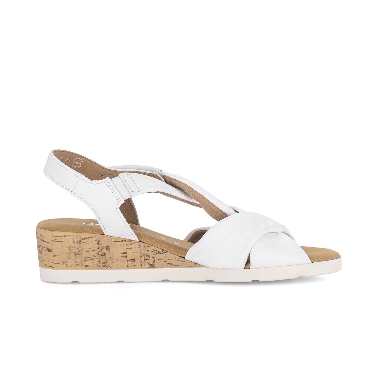 Gabor Wedge Sandal White 37.5 2