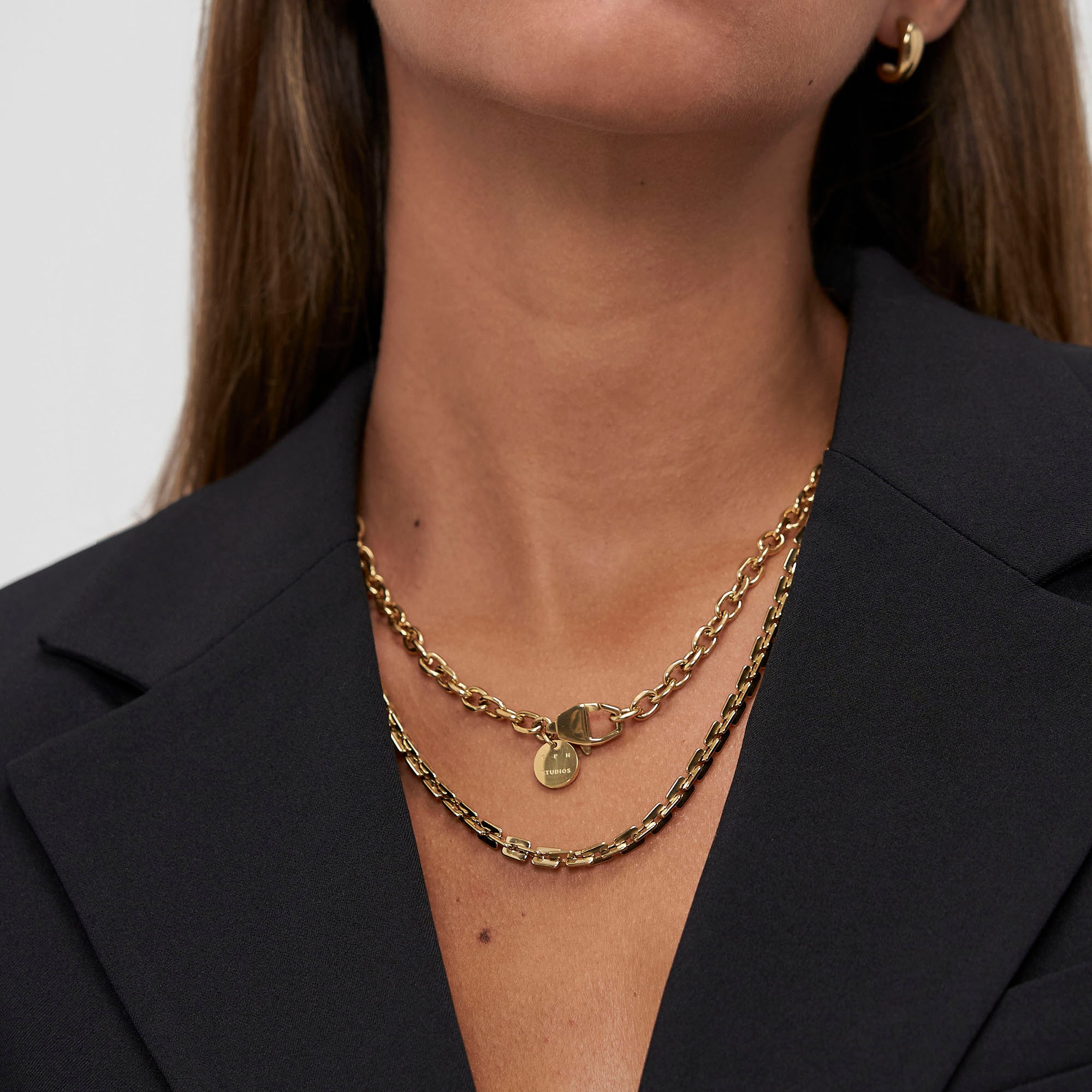 Copenhagen Studios Edelstahlkette »Schmuck Geschenk Halskette Unisex Link«