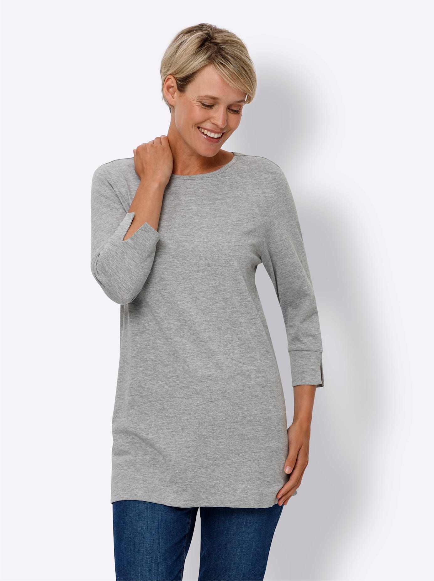 Classic Basics 3/4-Arm-Shirt "Longshirt", (1 tlg.) günstig online kaufen