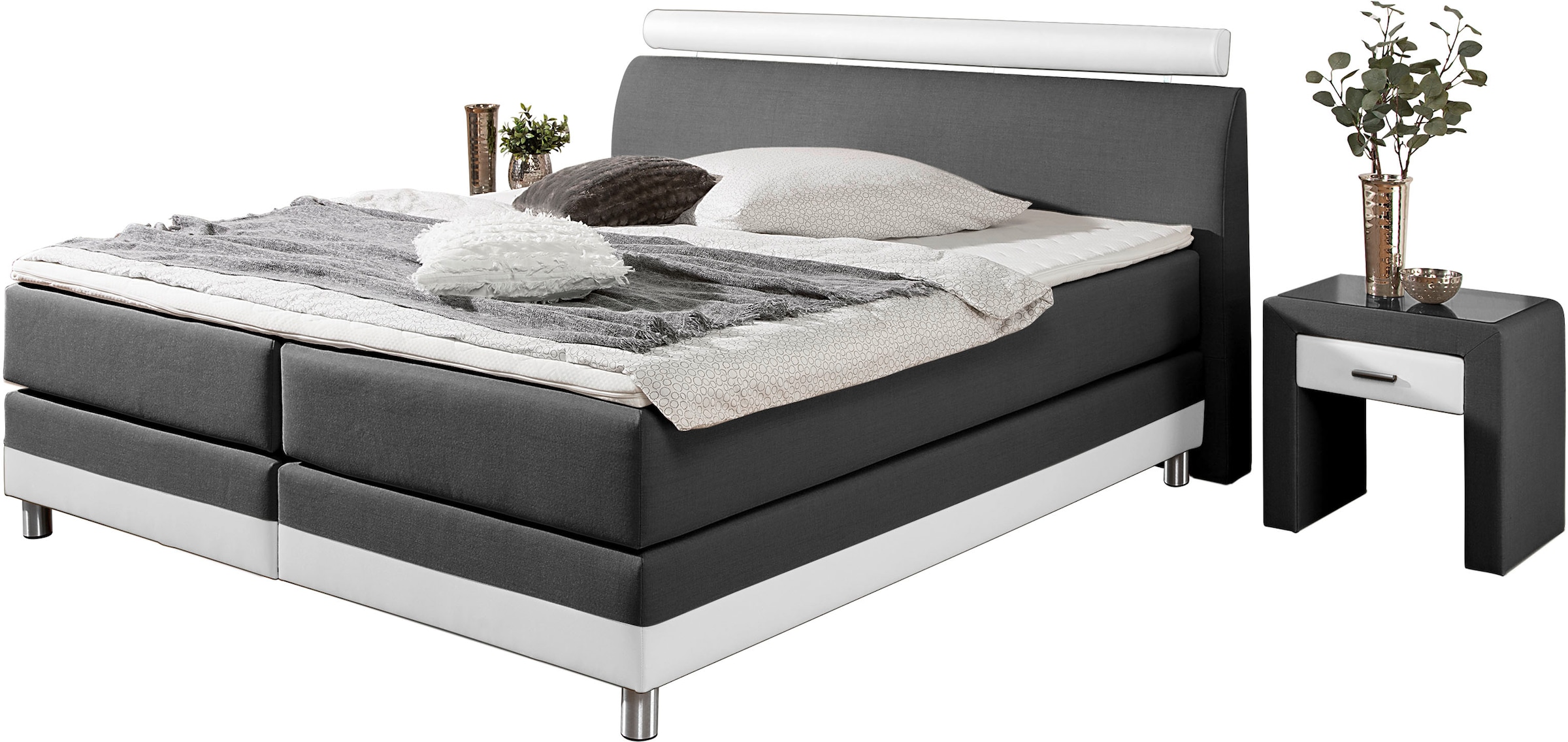 INOSIGN Boxspringbett "Rocklin" in H2, H3 oder H4 erhältlich günstig online kaufen