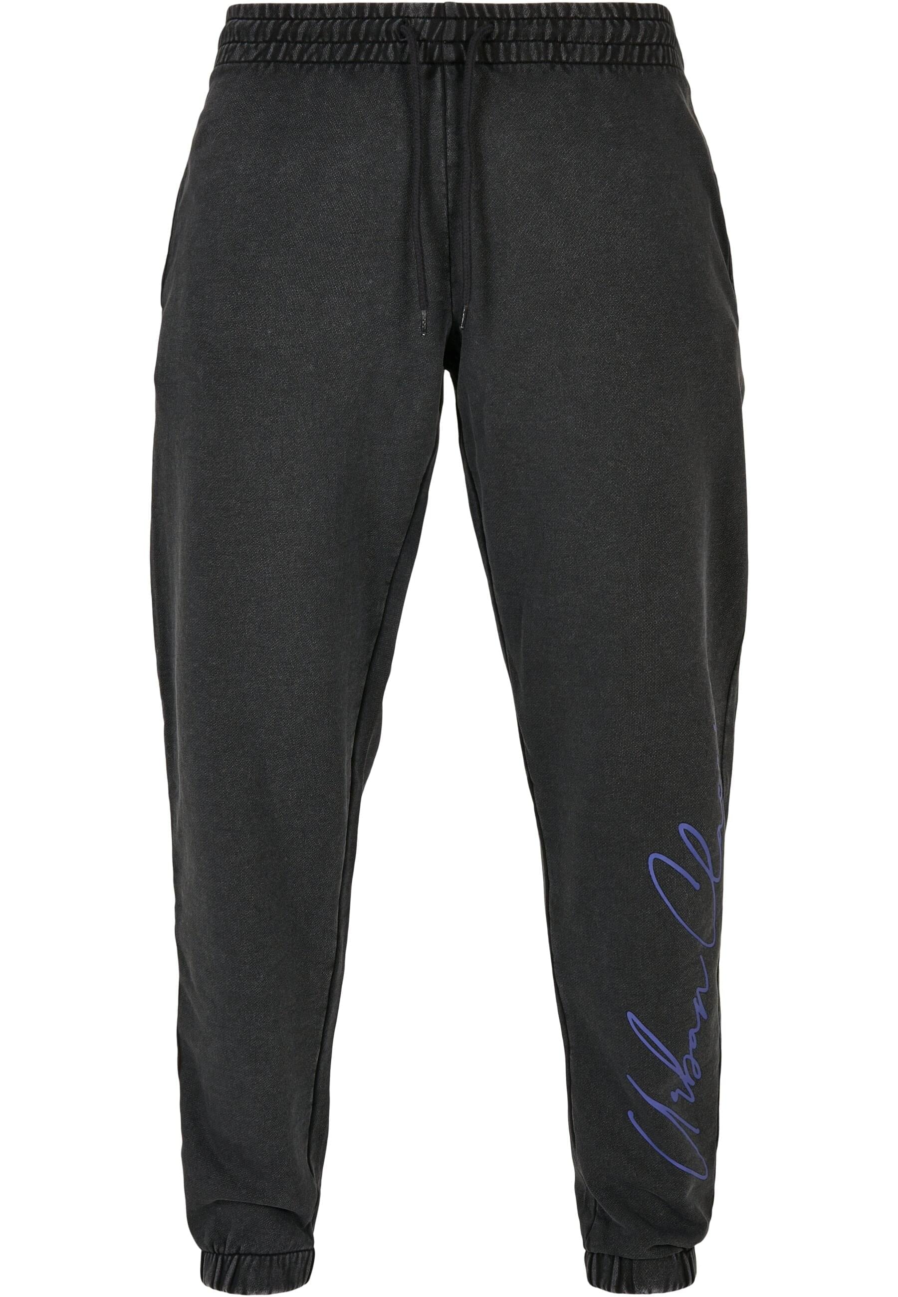 URBAN CLASSICS Jogginghose »Urban Classics Herren Script Logo Sweatpants«, (1 tlg.)