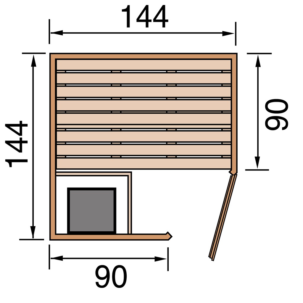 weka Sauna »Kiruna«