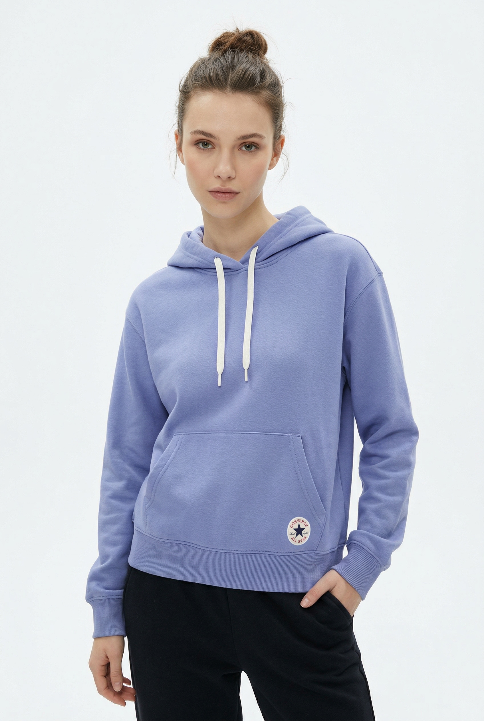 Converse Kapuzensweatshirt "CHUCK PATCH HOODIE", mit Kapuze, Langarm, aus Baumwolle und Polyester