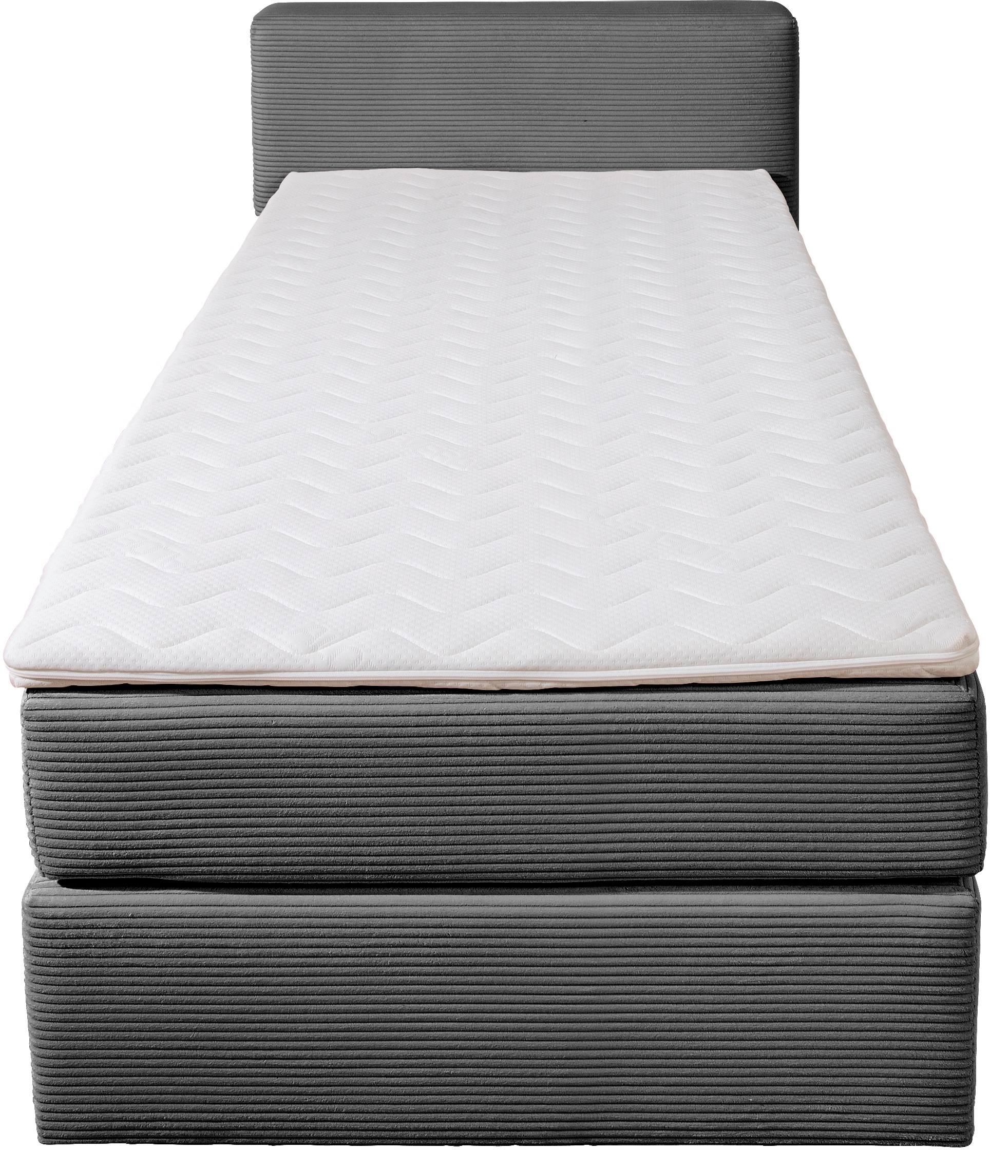 Thumbnail - Home affaire Boxspringbett "Åby" In Cord Bezug, wahlweise mit und ohne Matrazte erhältlich