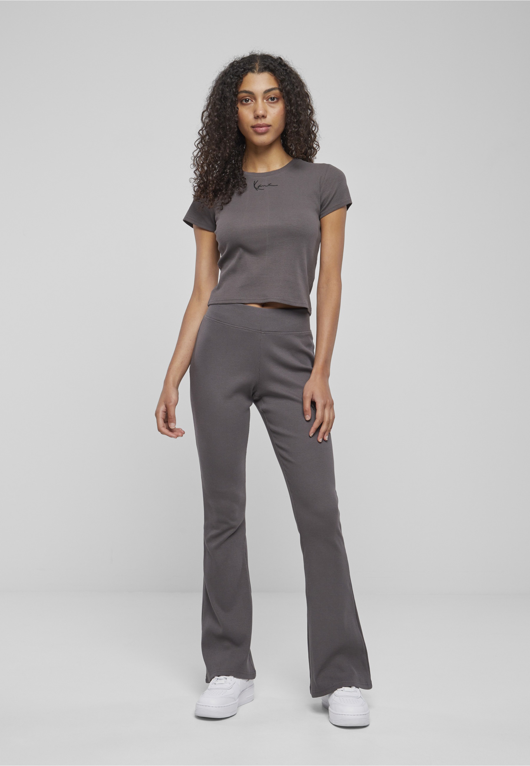 Karl Kani Kurzarmshirt »Karl Kani Damen KW233-032-2 KK Small Signature Tight Rib Tee« 1 Stk.