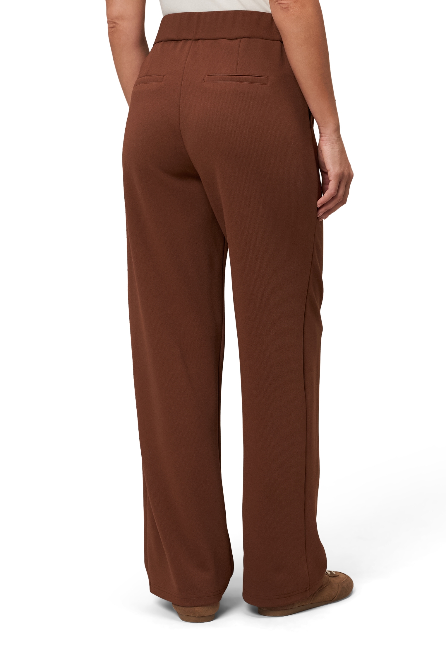Zero Stoffhose »zero Damen Stoffhose mit elastischem Bund 30 Inch«, Plain/ohne Details