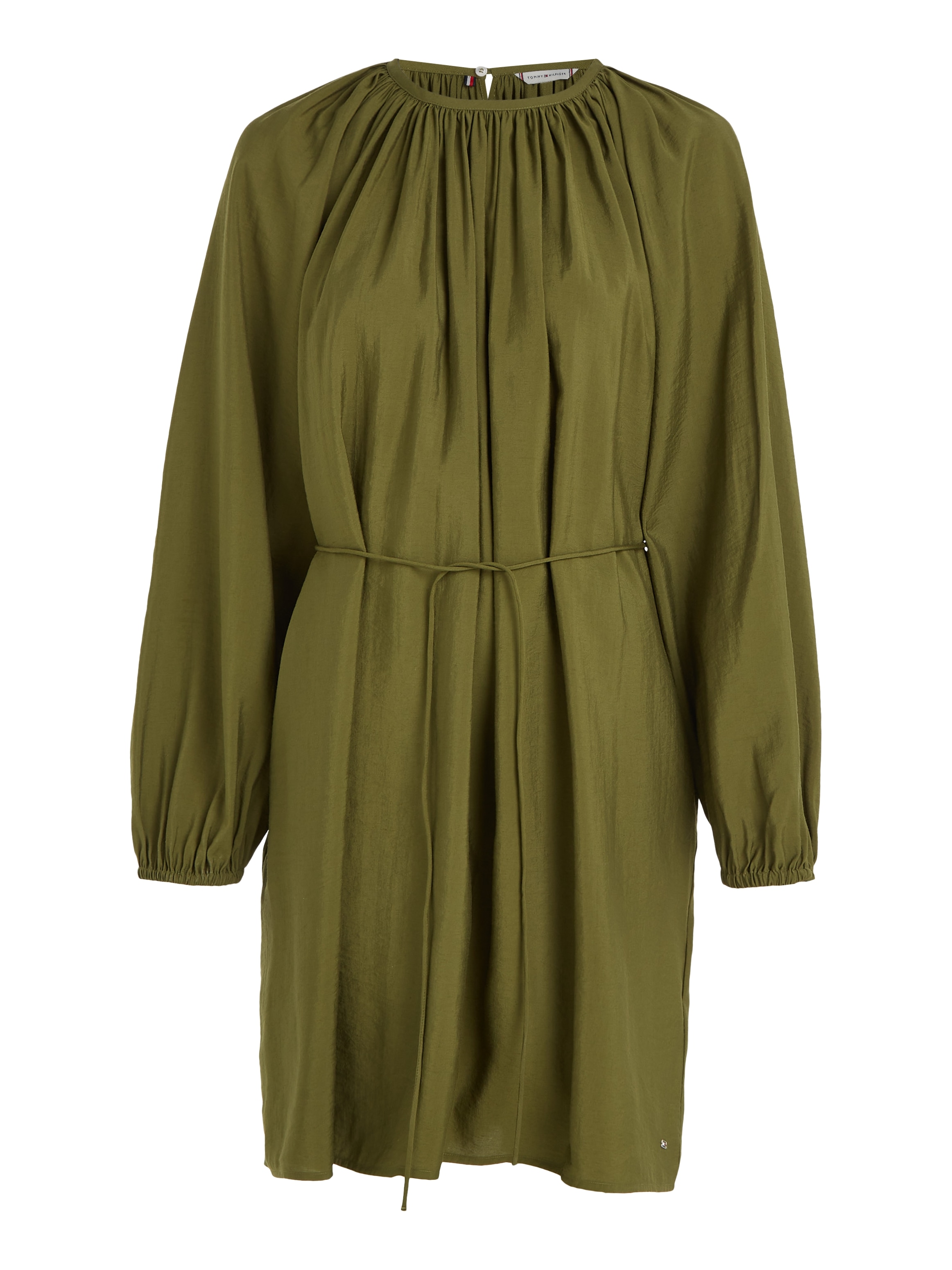 Tommy Hilfiger Blusenkleid »TEXTURED MODAL SHORT DRESS«, mit Taillenbund  für kaufen | BAUR
