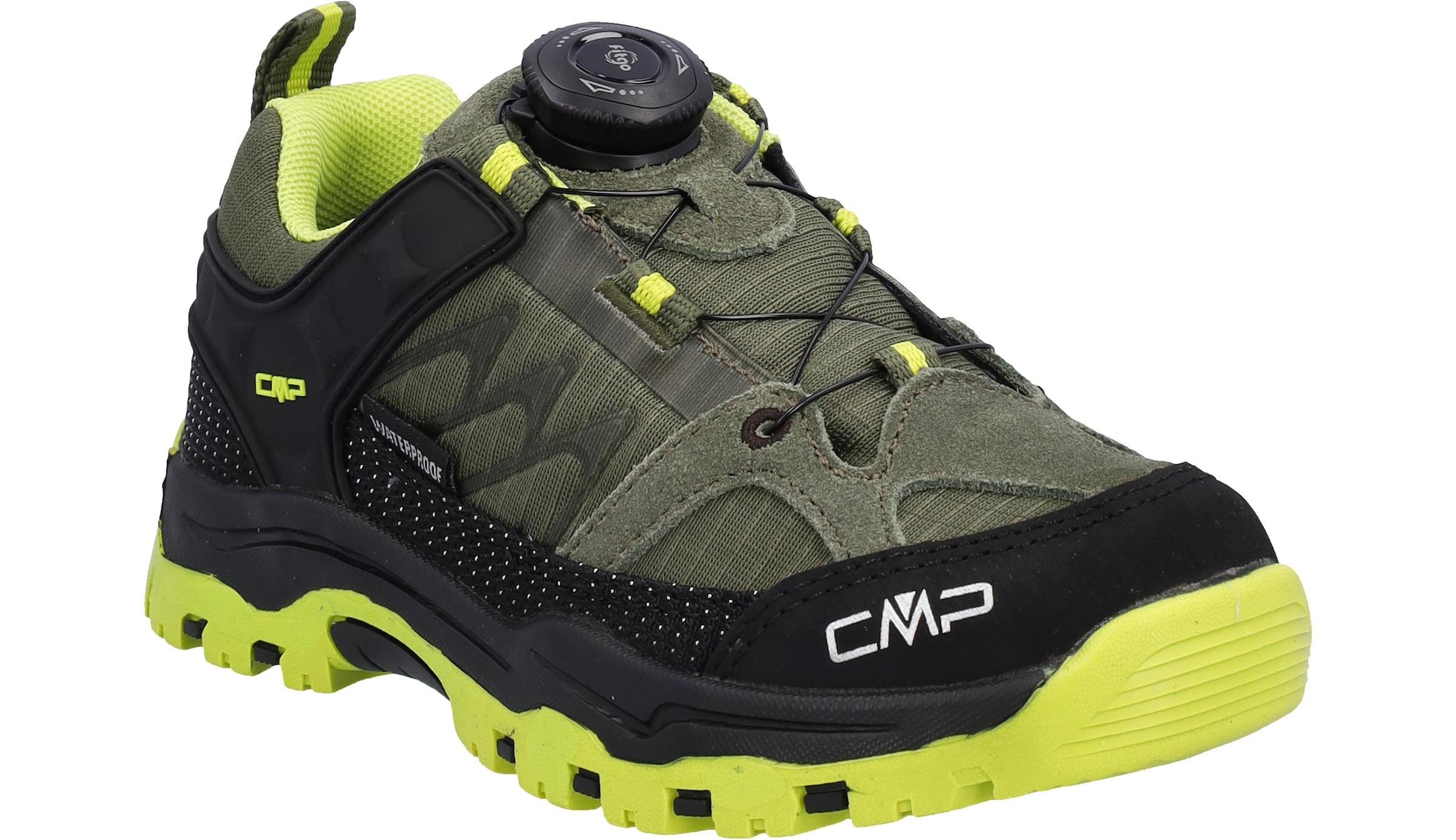 CMP Wanderschuh "KIDS KIRUNA LOW FITGO WP TREKKING SHOES" wasserdicht,mit Fitgo Schnellverluss