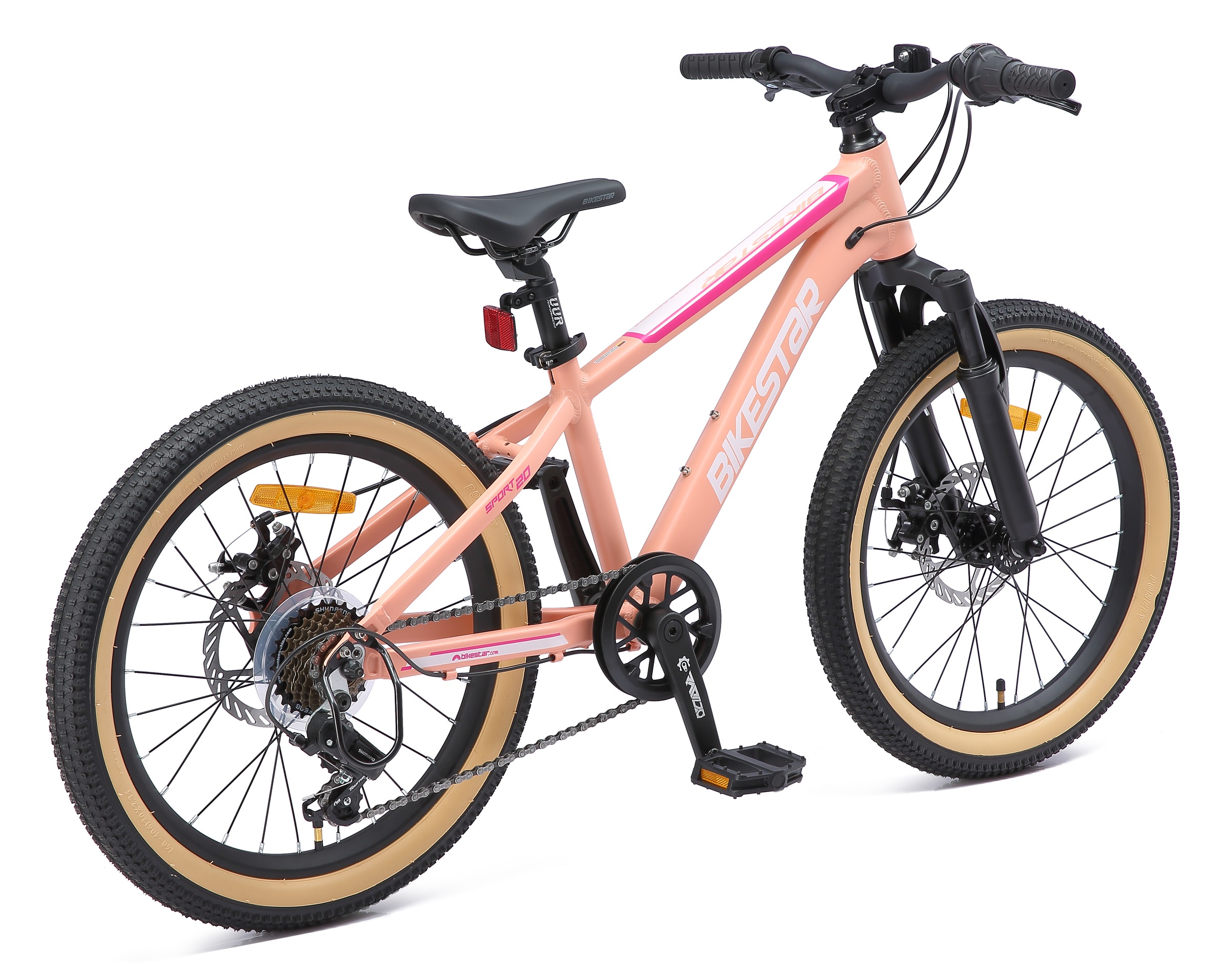 Bikestar Jugendfahrrad 7 Gang Shimano RD-TY21 Schaltwerk Kettenschaltung