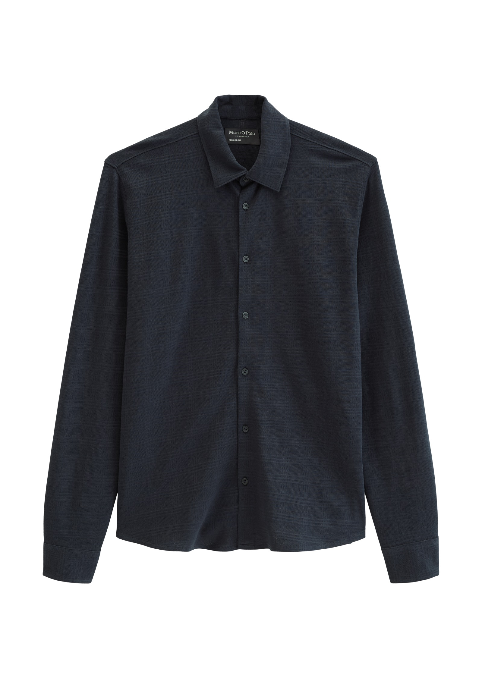 Marc O'Polo Blusenshirt »im strukturierten Karo-Jacquard«