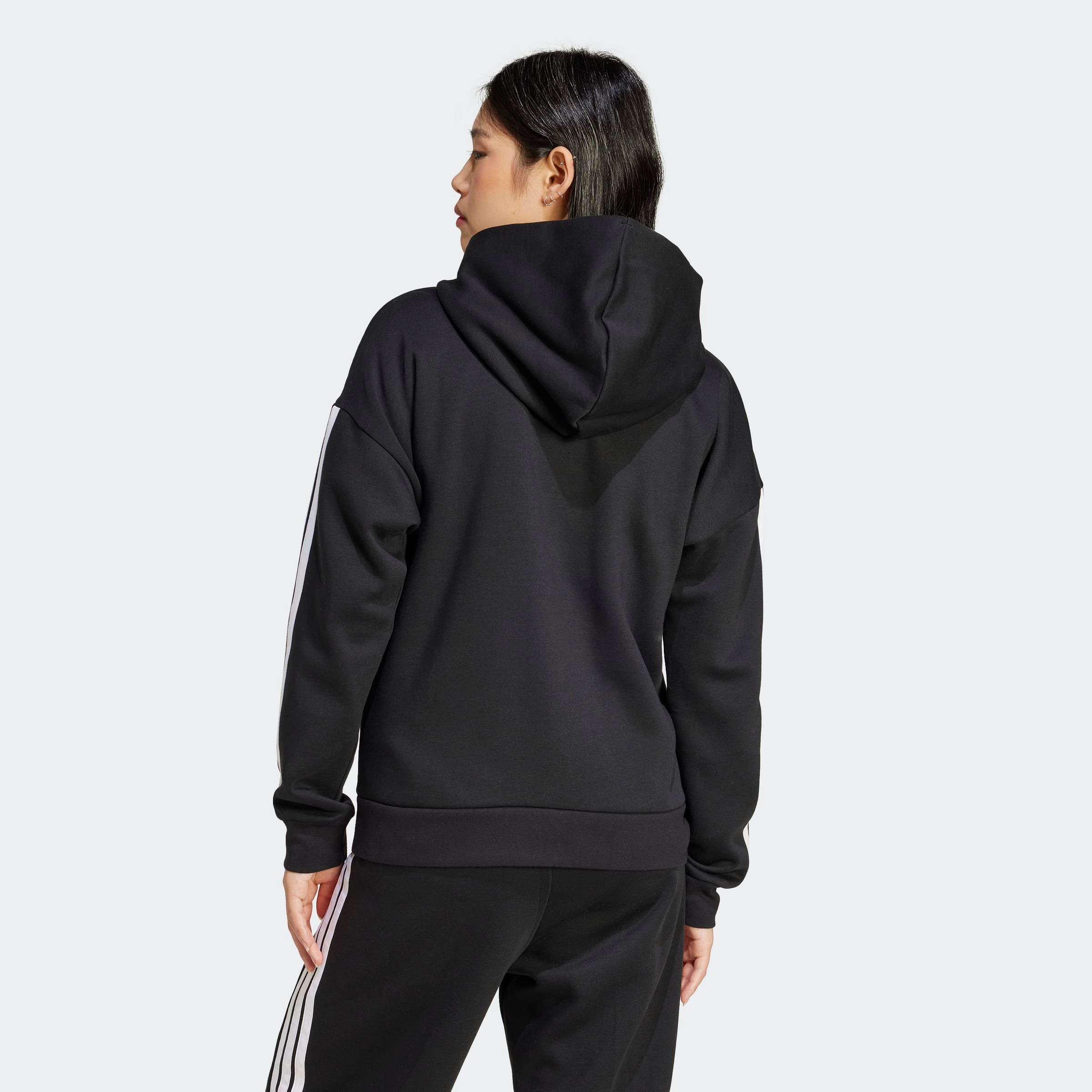Thumbnail - adidas Sportswear Kapuzensweatshirt "ESSENTIALS 3-STREIFEN FULL-ZIP FLEECE"