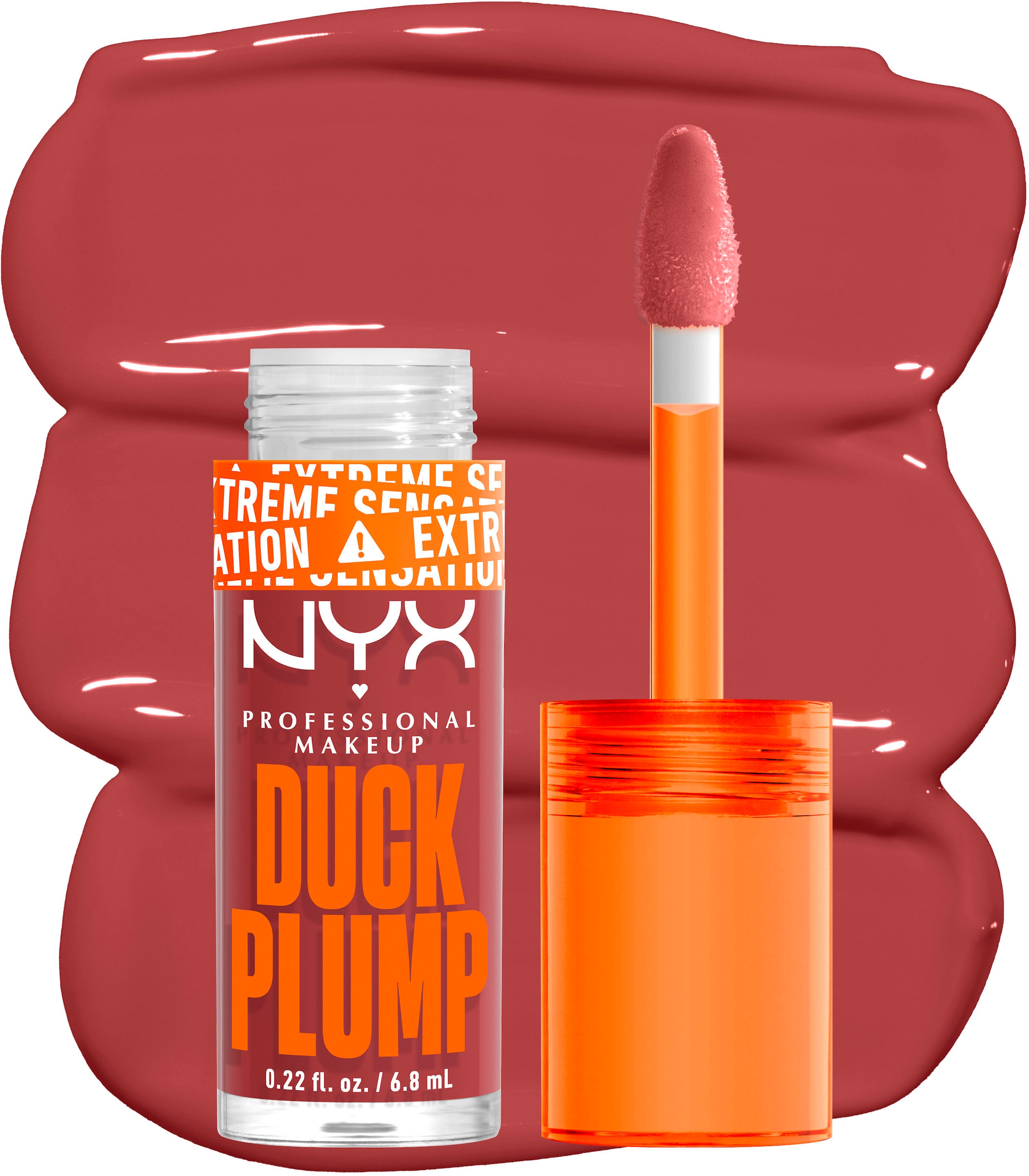 NYX Lipgloss »NYX Professional Makeup Duck Plump Mauve Out my Way«, mit Collagen
