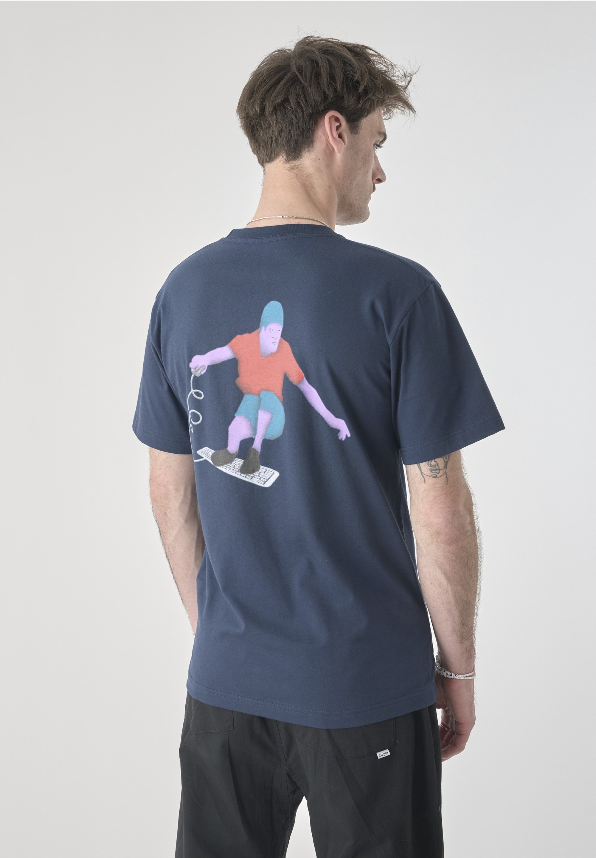 Thumbnail - Cleptomanicx T-Shirt "Surf the web" mit lockerem Schnitt