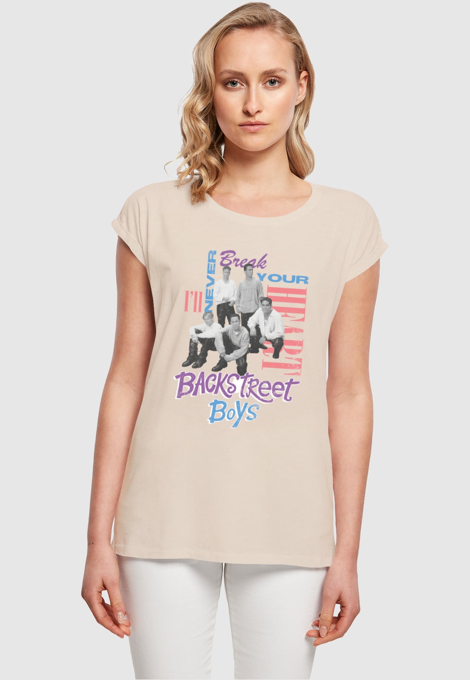 Merchcode T-Shirt »Merchcode Damen Ladies Backstreet Boys - INBYH T-Shirt«, (1 tlg.)