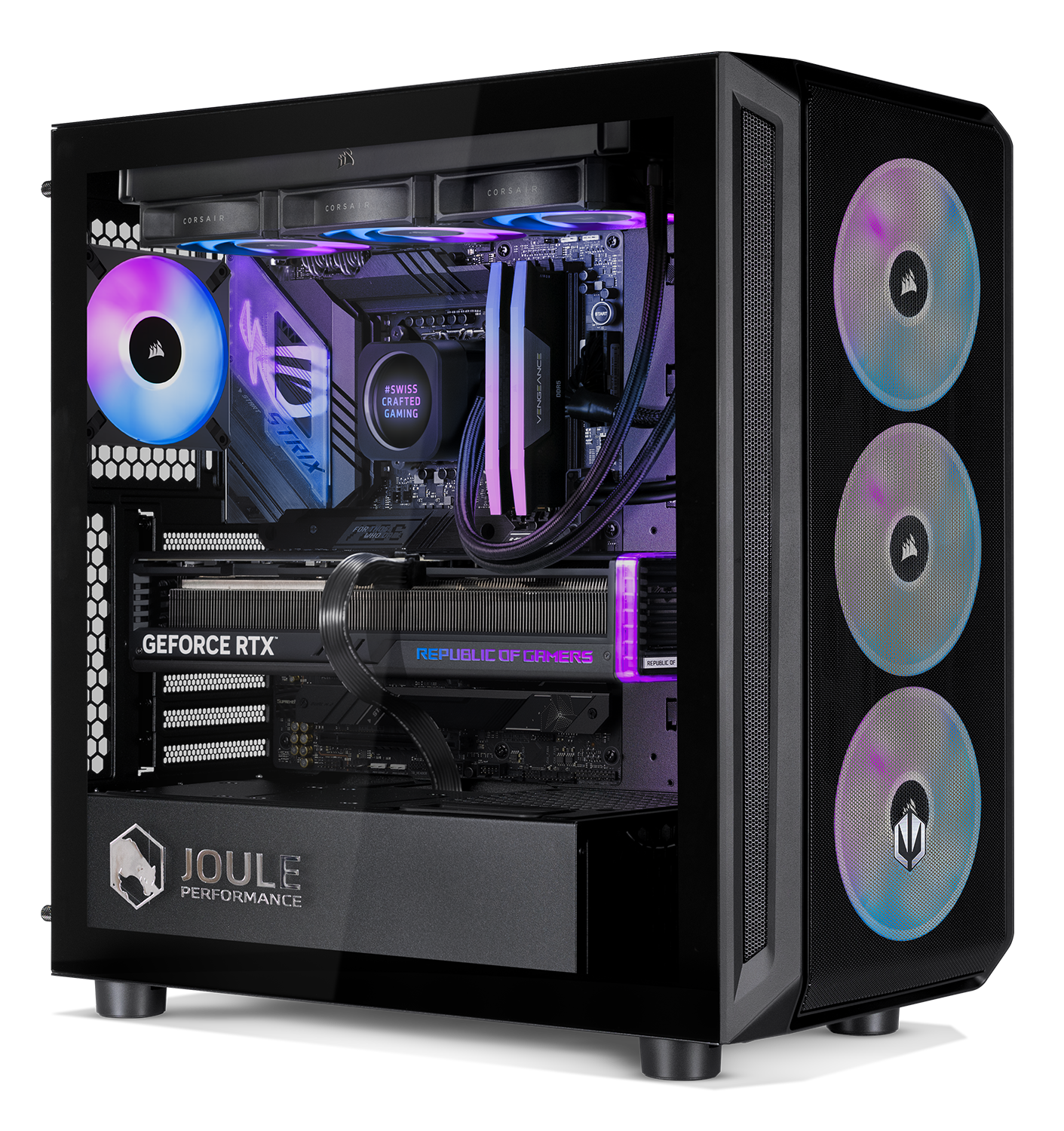 Joule Performance Gaming-PC »High End Gaming PC RTX5070TI R7X3D 32GB 2TB L1134958«, Wasserkühlung