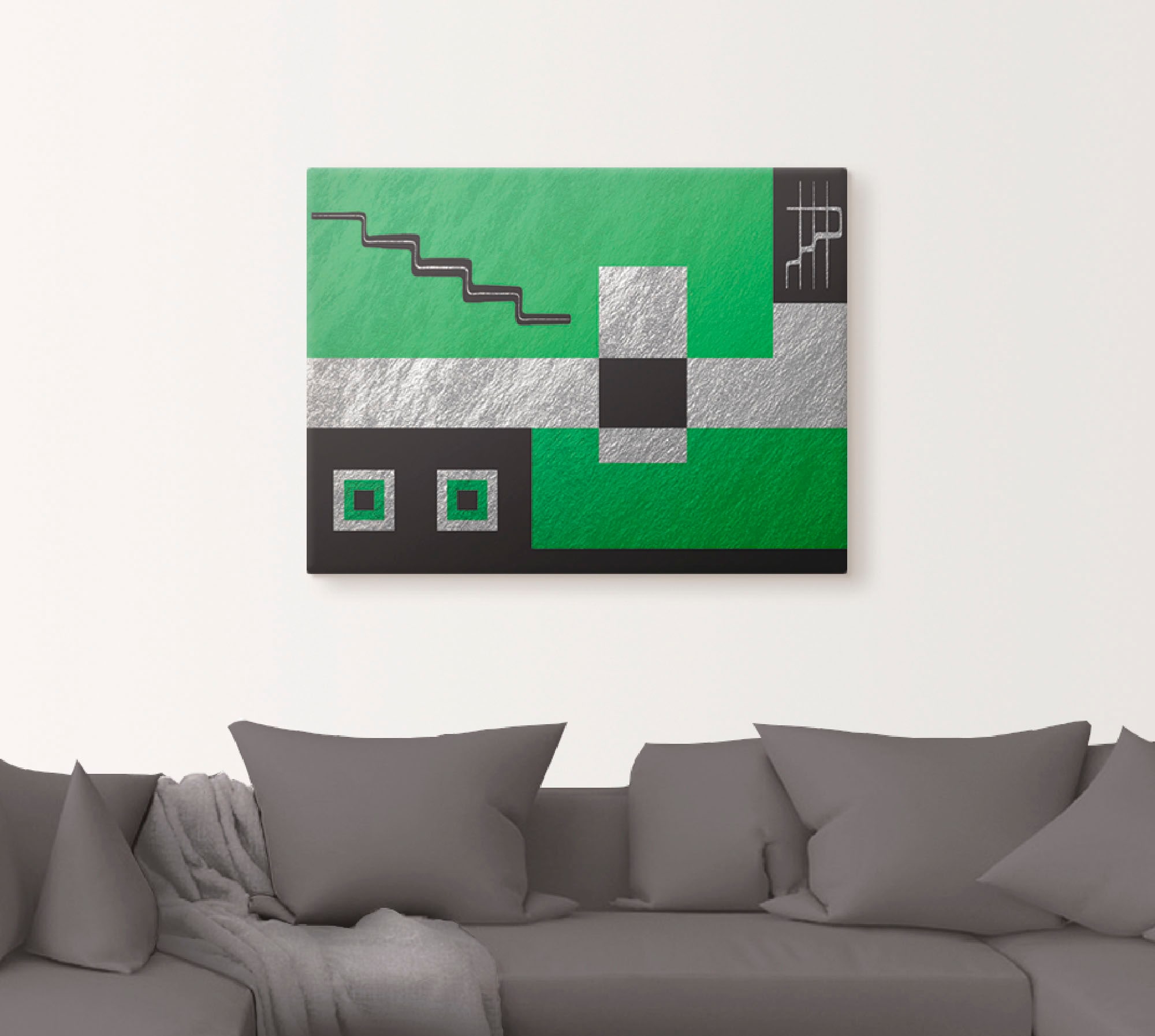 Artland Leinwandbild »Modern I«, Muster, (1 St.), auf Keilrahmen gespannt