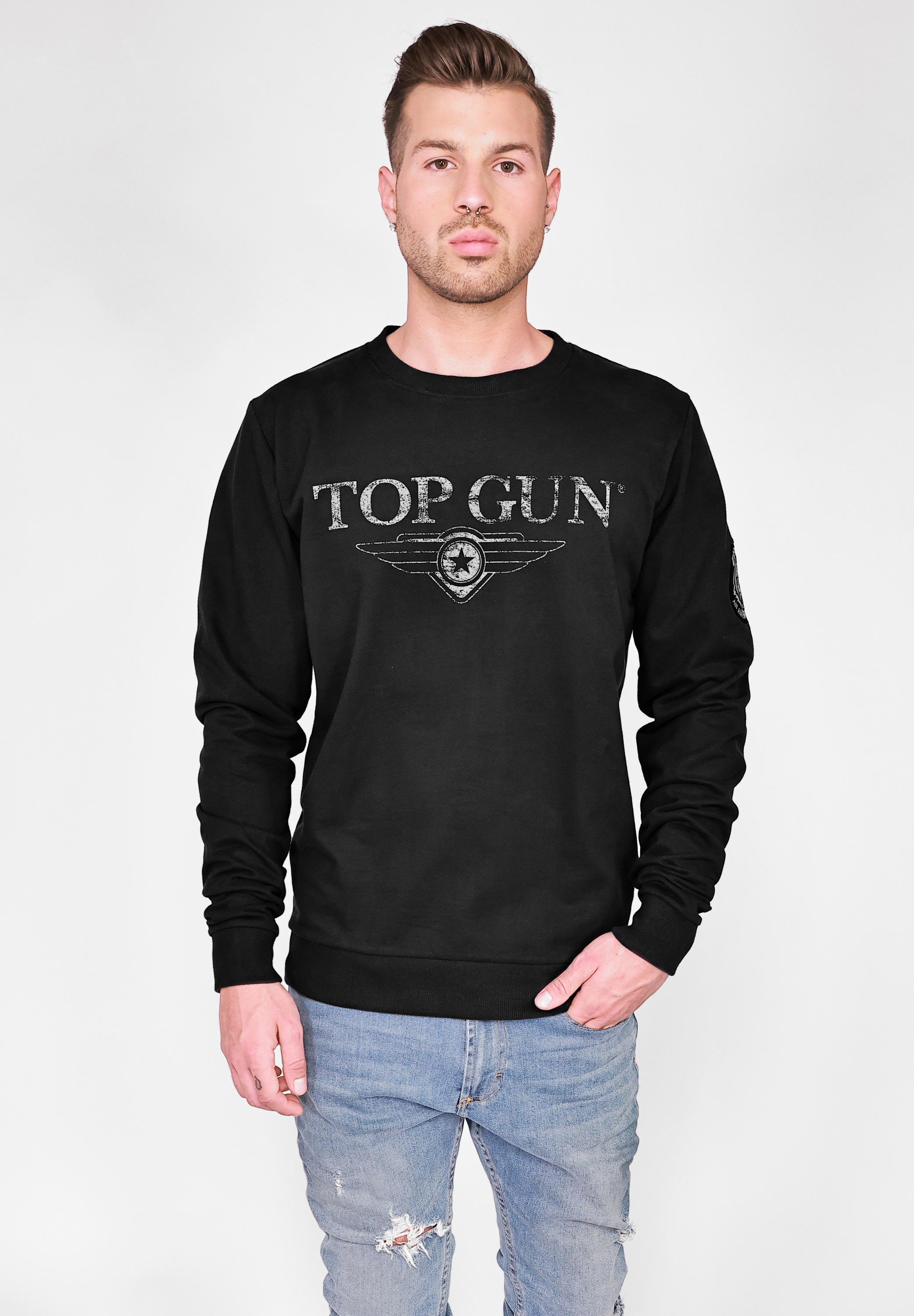 TOP GUN Sweater »TG20213005«