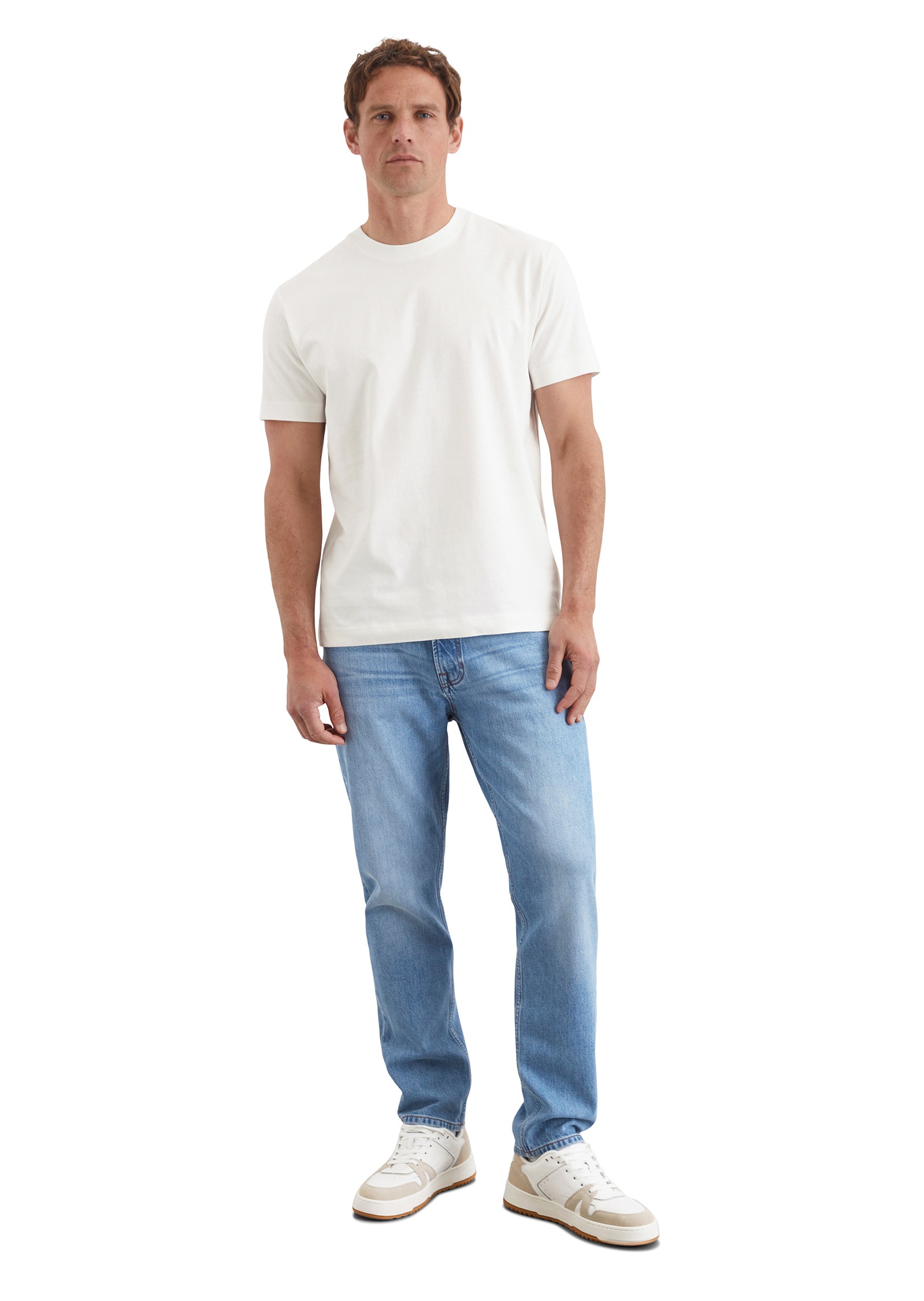 Marc O'Polo T-Shirt »mit Logostickerei auf der Rückseite«