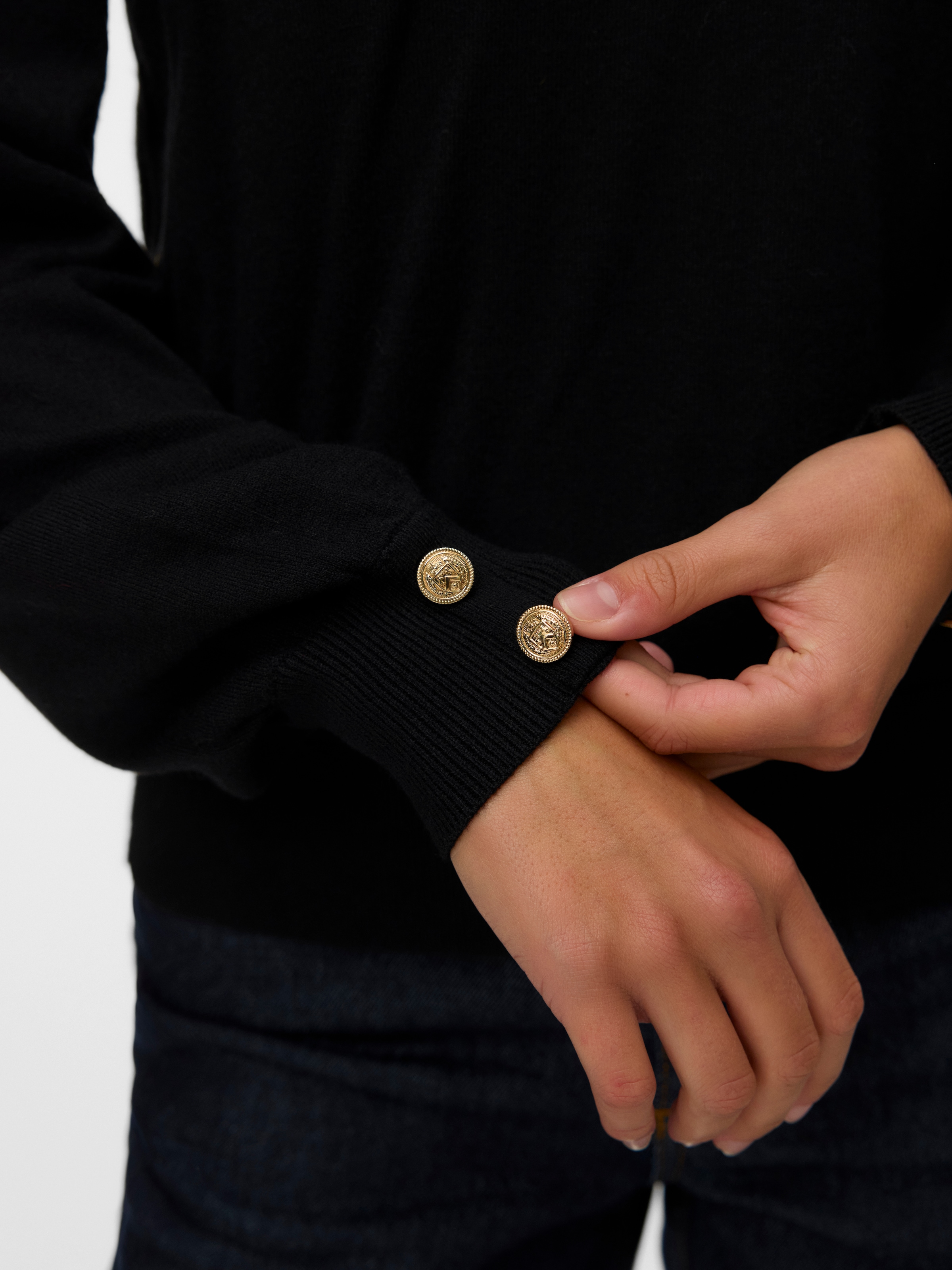 Vero Moda V-Ausschnitt-Pullover »VMHOLLYKARIS LS V-NECK PULLOVER GA BOO«