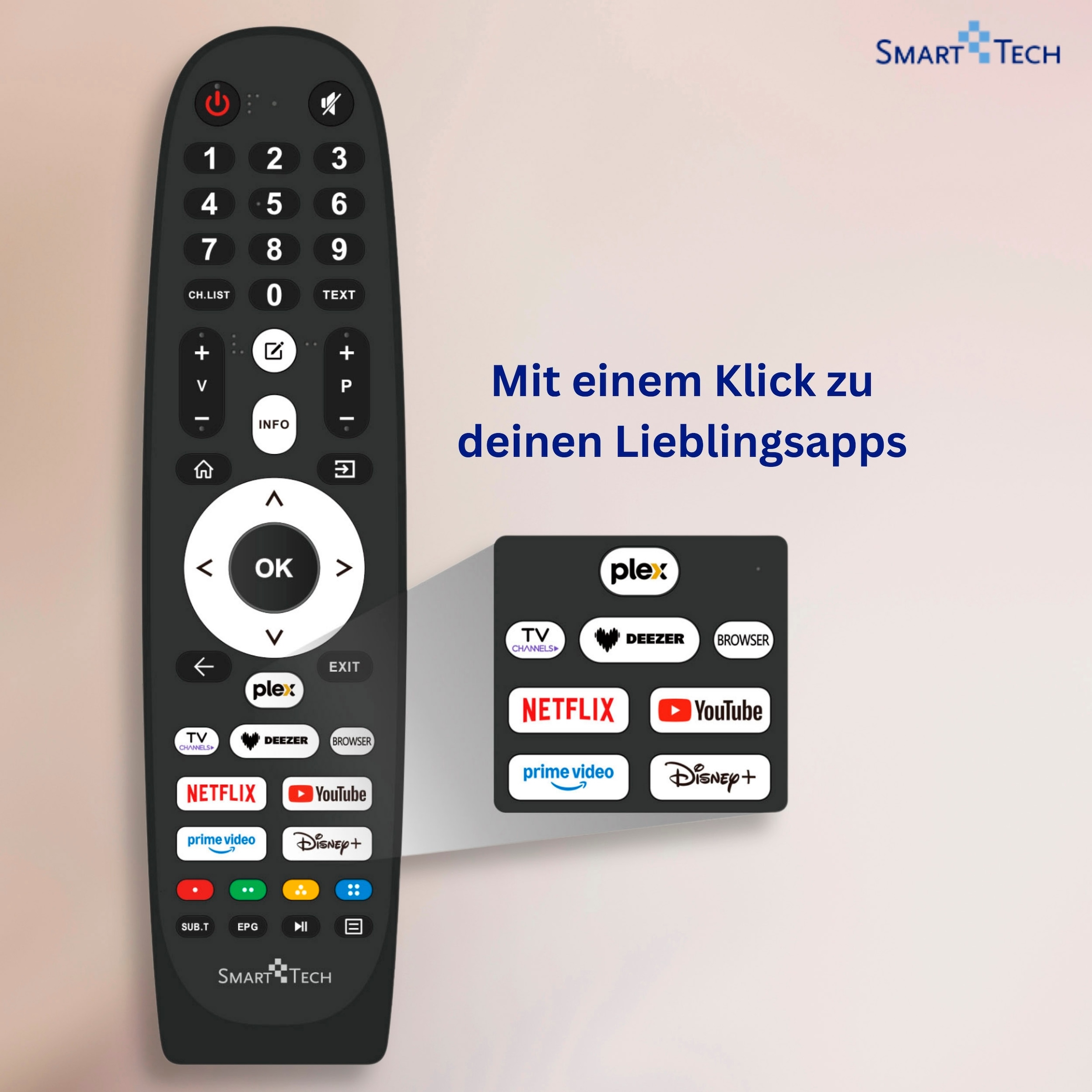 Smart Tech DLED-Fernseher »43FV02V« 108 cm/43 ″ Full HD Smart-TV
