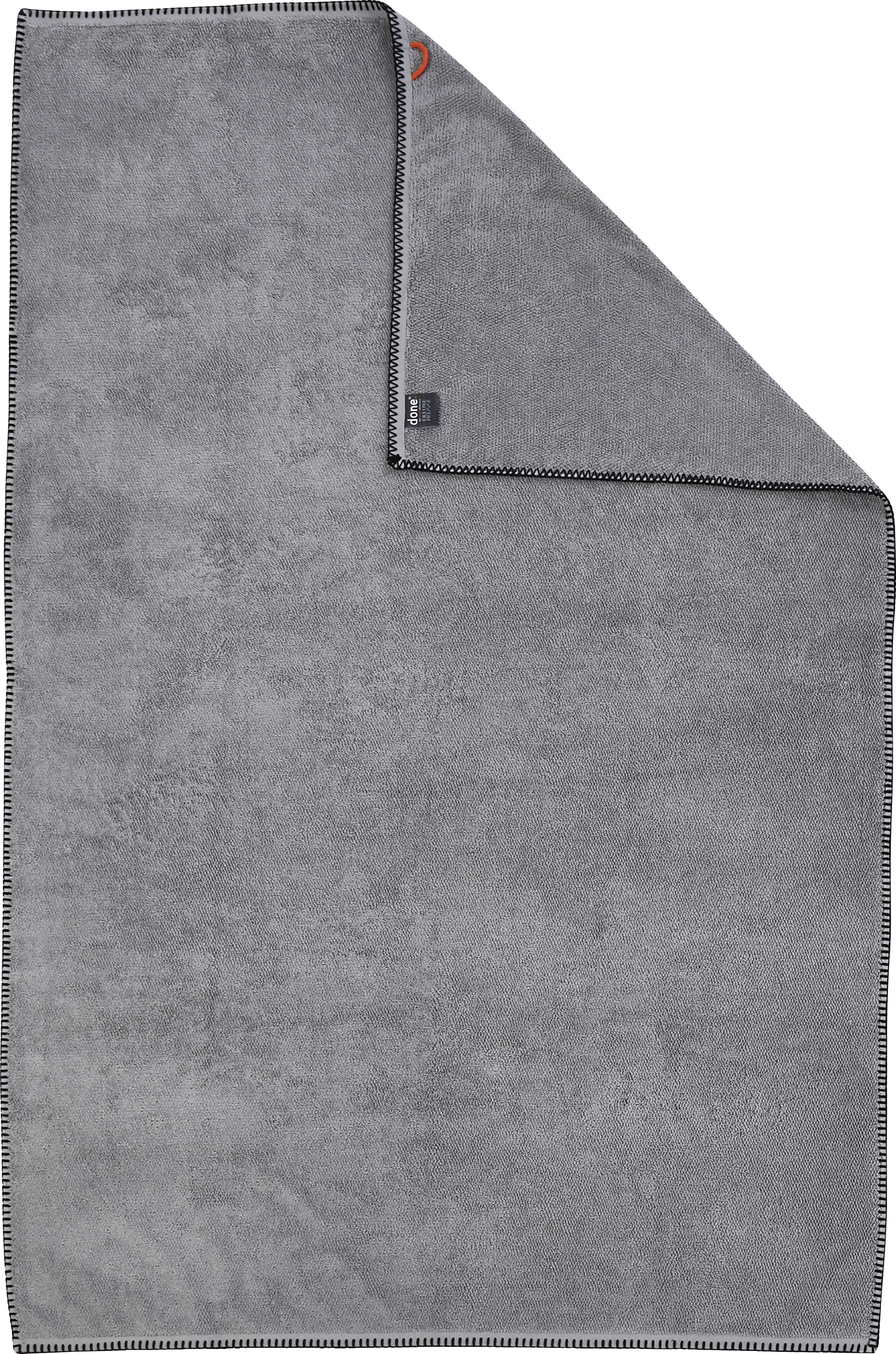 done. Duschtuch "Deluxe Prime" Uni-Farben, aus hochwertigem Zwirnfrottier, mit Ziernaht